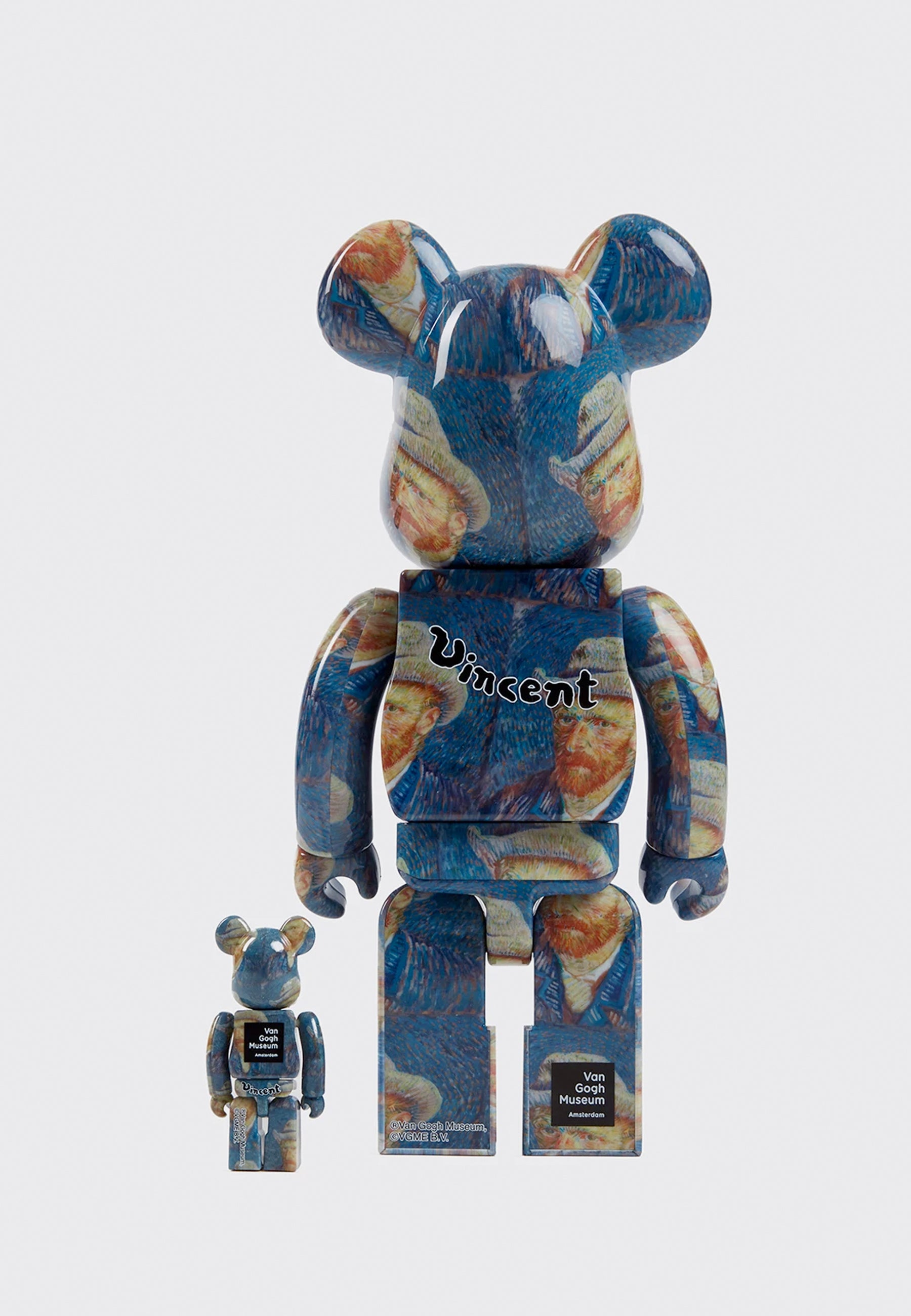 Be@rbrick Van Gogh Museum Self Portrait 100% + 400% Set