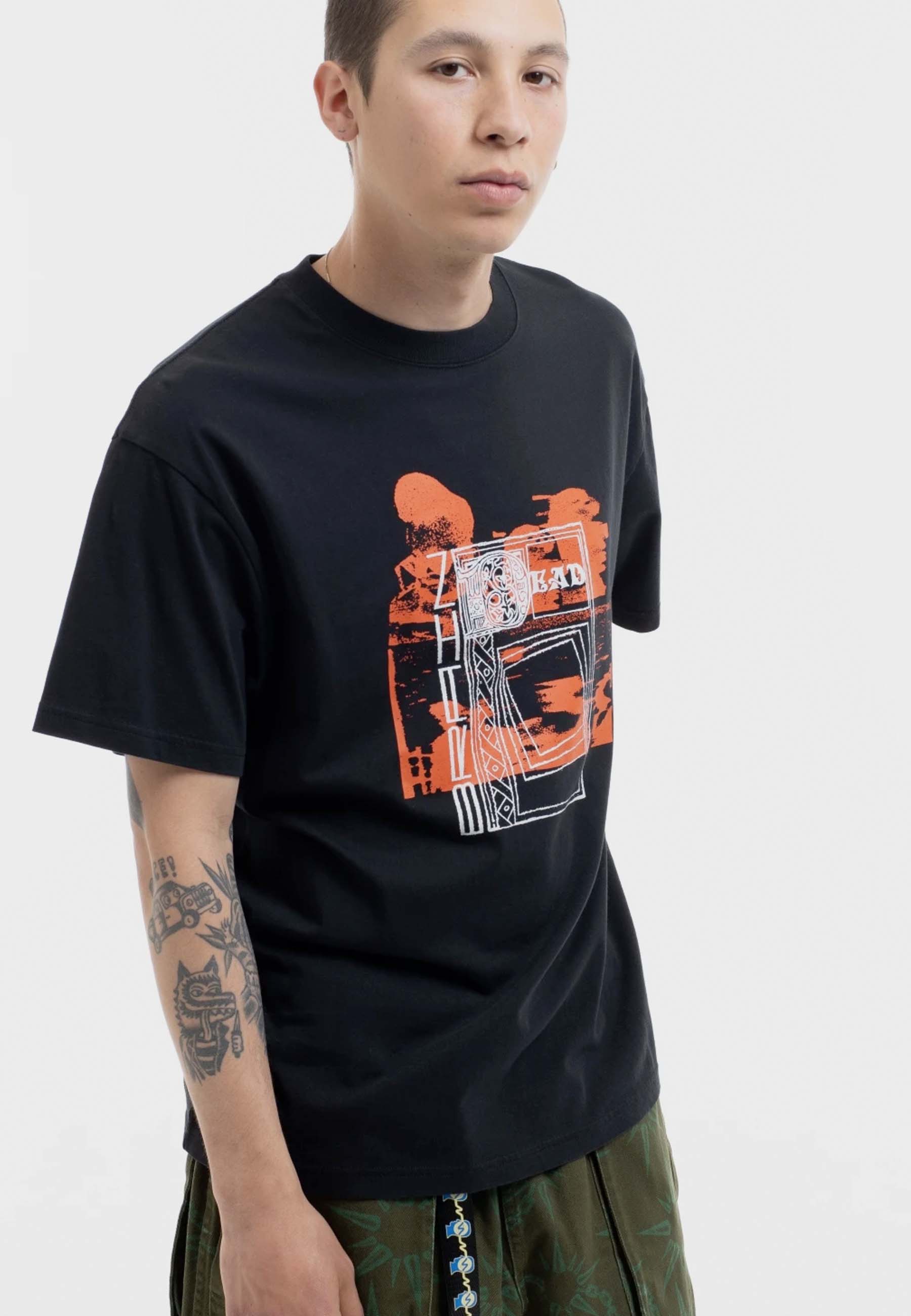 Fractal Zone T-Shirt - washed black