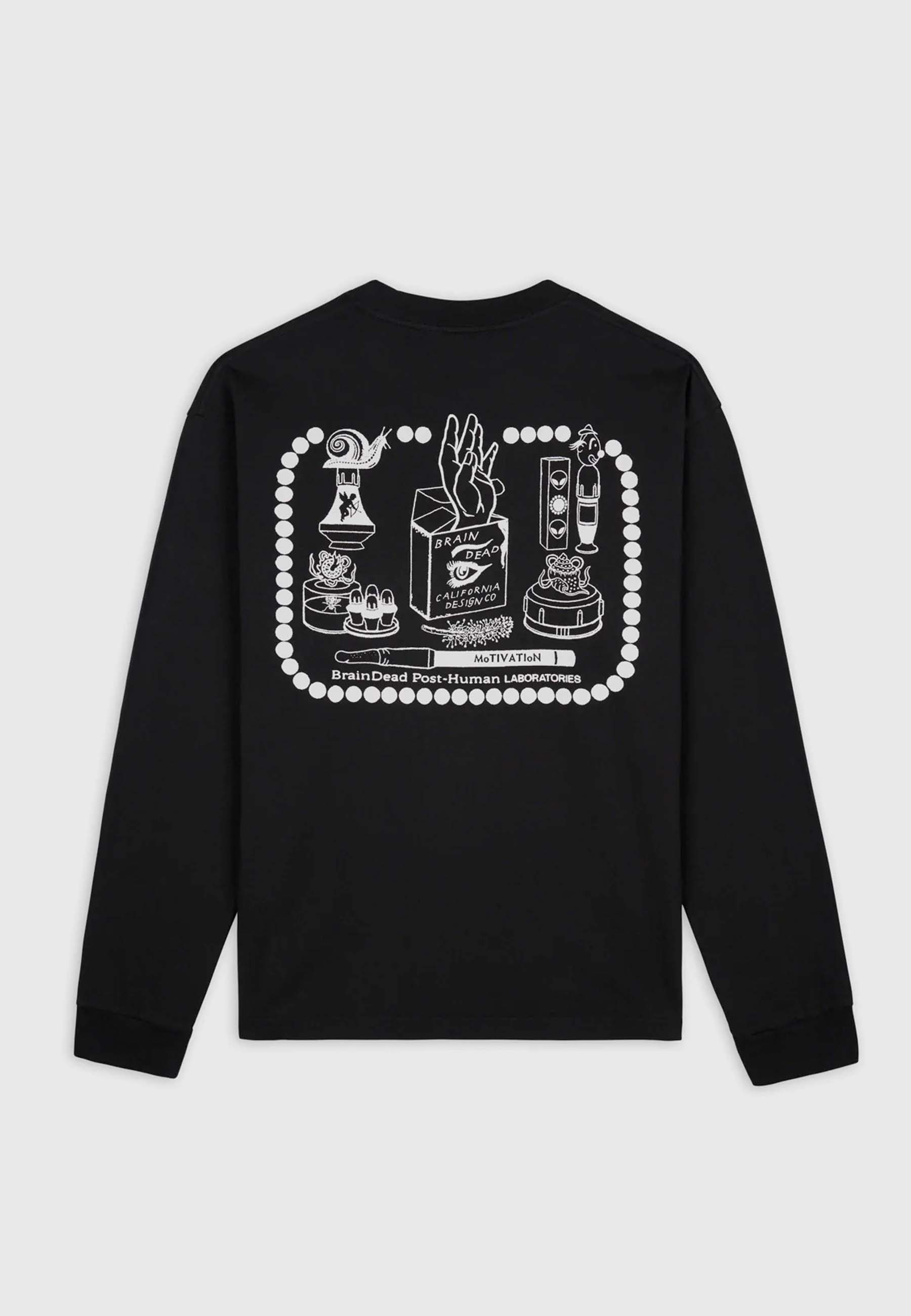 Post-Human Laboratories Long Sleeve T-Shirt - Black