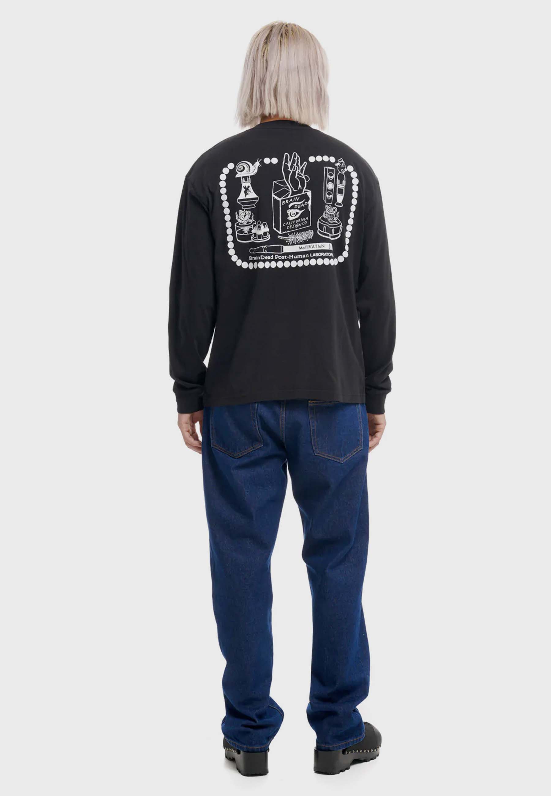 Post-Human Laboratories Long Sleeve T-Shirt - Black
