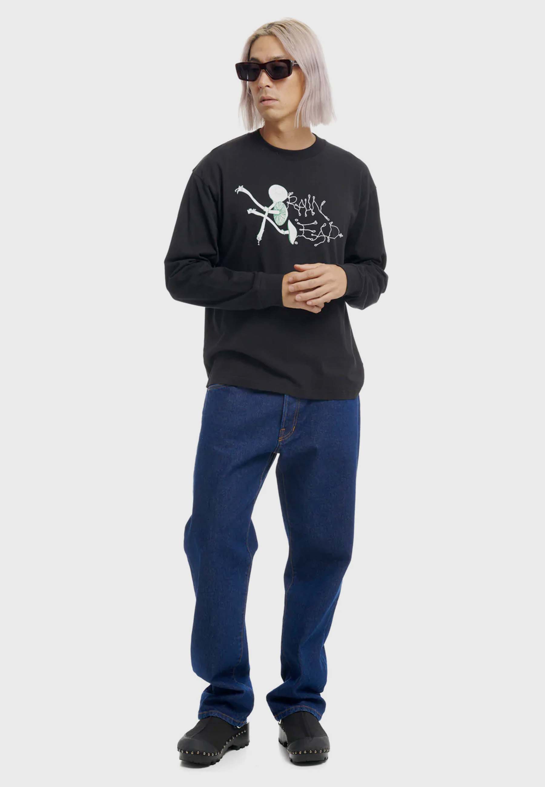 Post-Human Laboratories Long Sleeve T-Shirt - Black