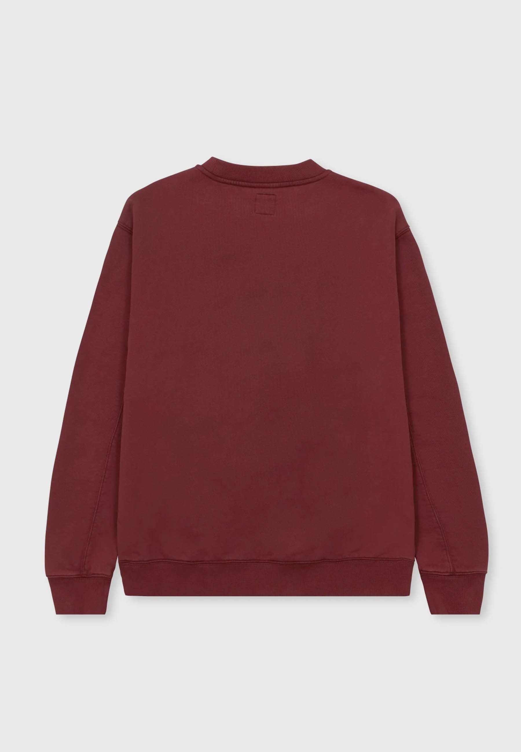 Saturated Voids Crew - vintage wash burgandy