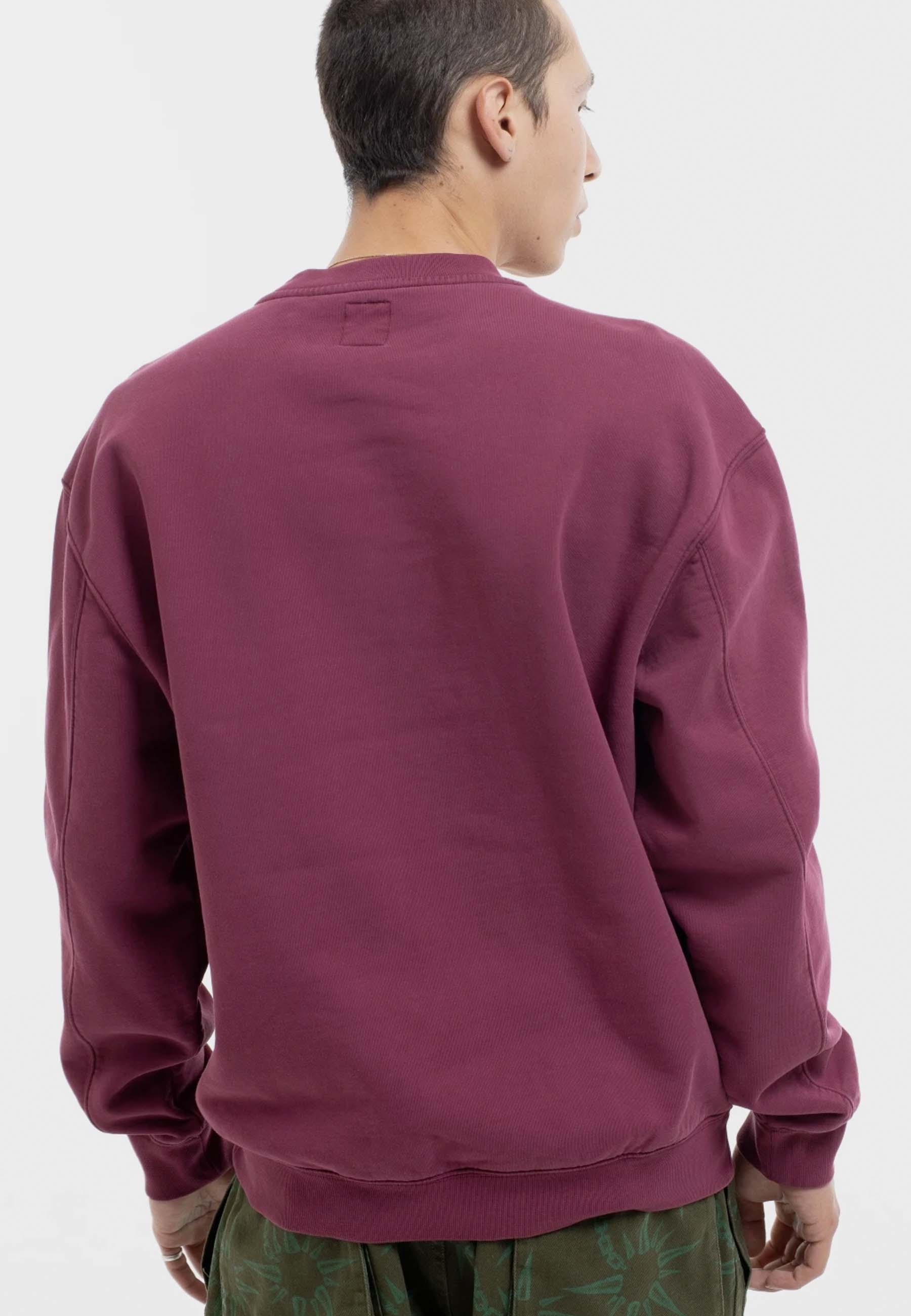 Saturated Voids Crew - vintage wash burgandy