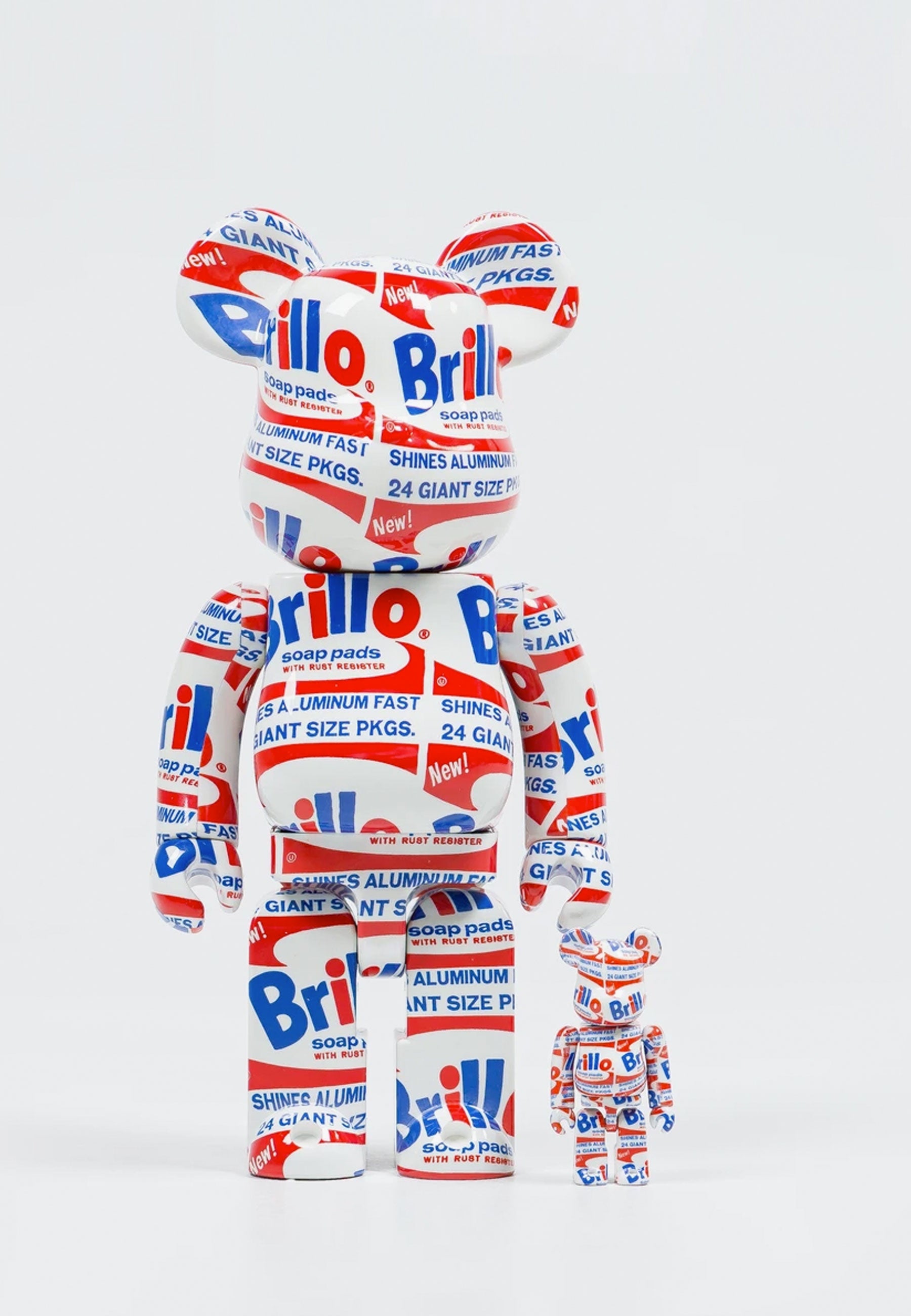 Be@rbrick | Buy Warhol 'Brillo' 100%+400% Set online | Good As Gold, NZ