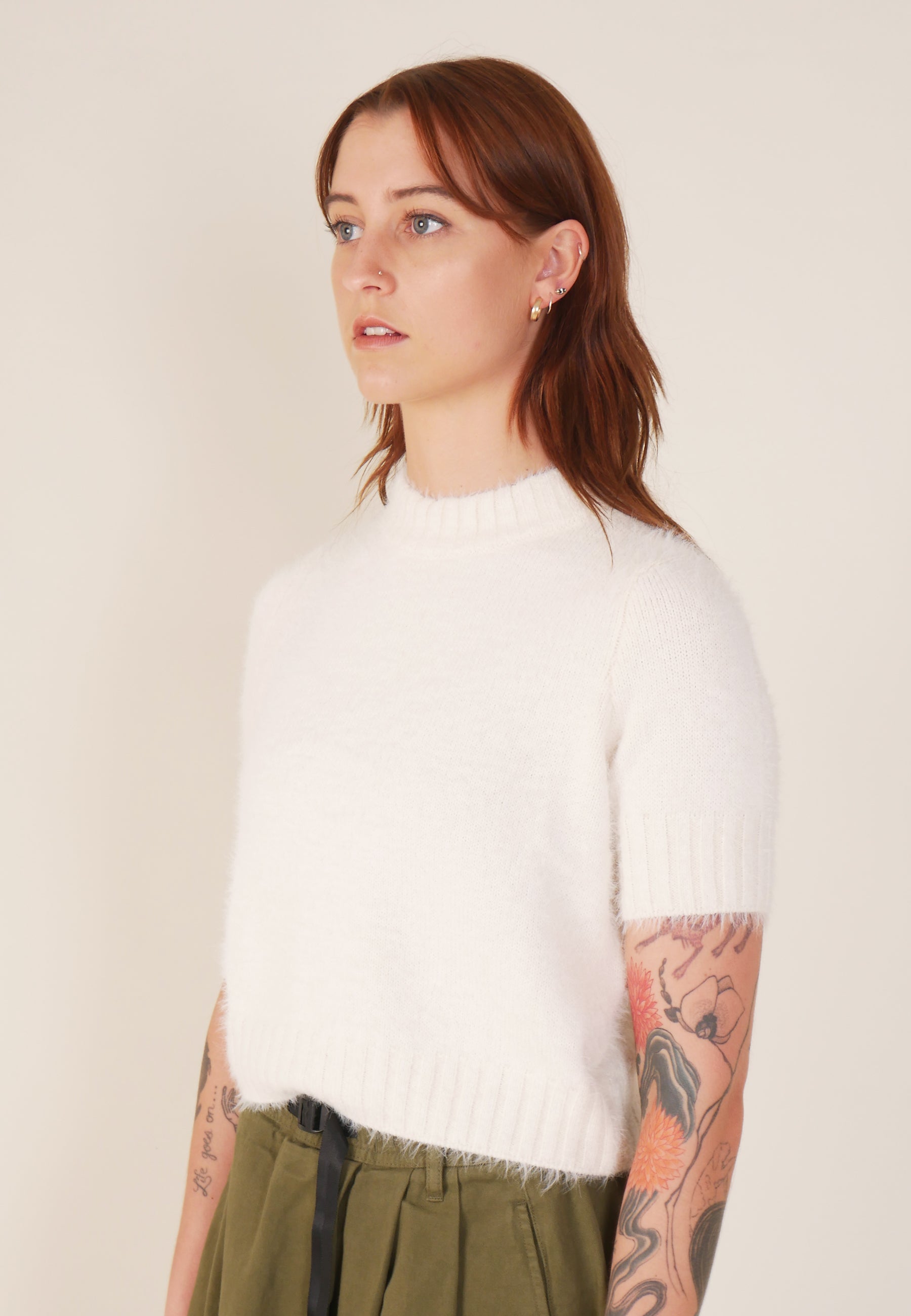 Kate Knit T-Shirt - Dust