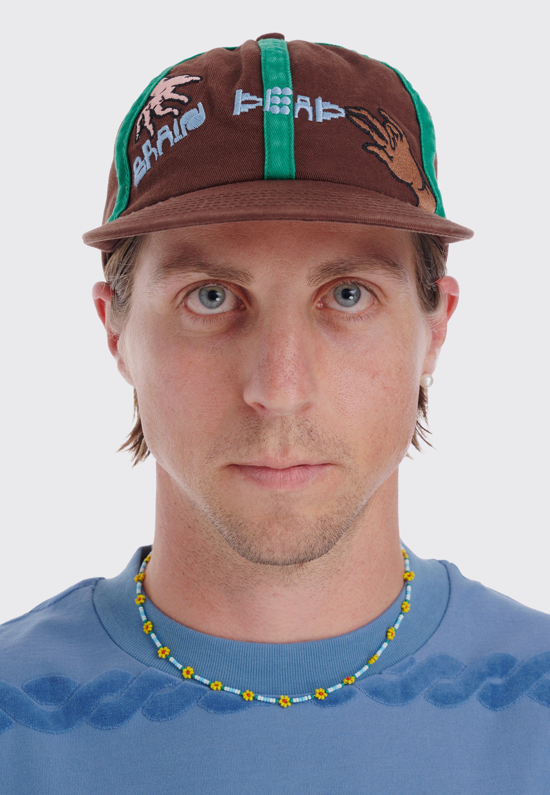 Connection 6 Panel Twill Cap - brown