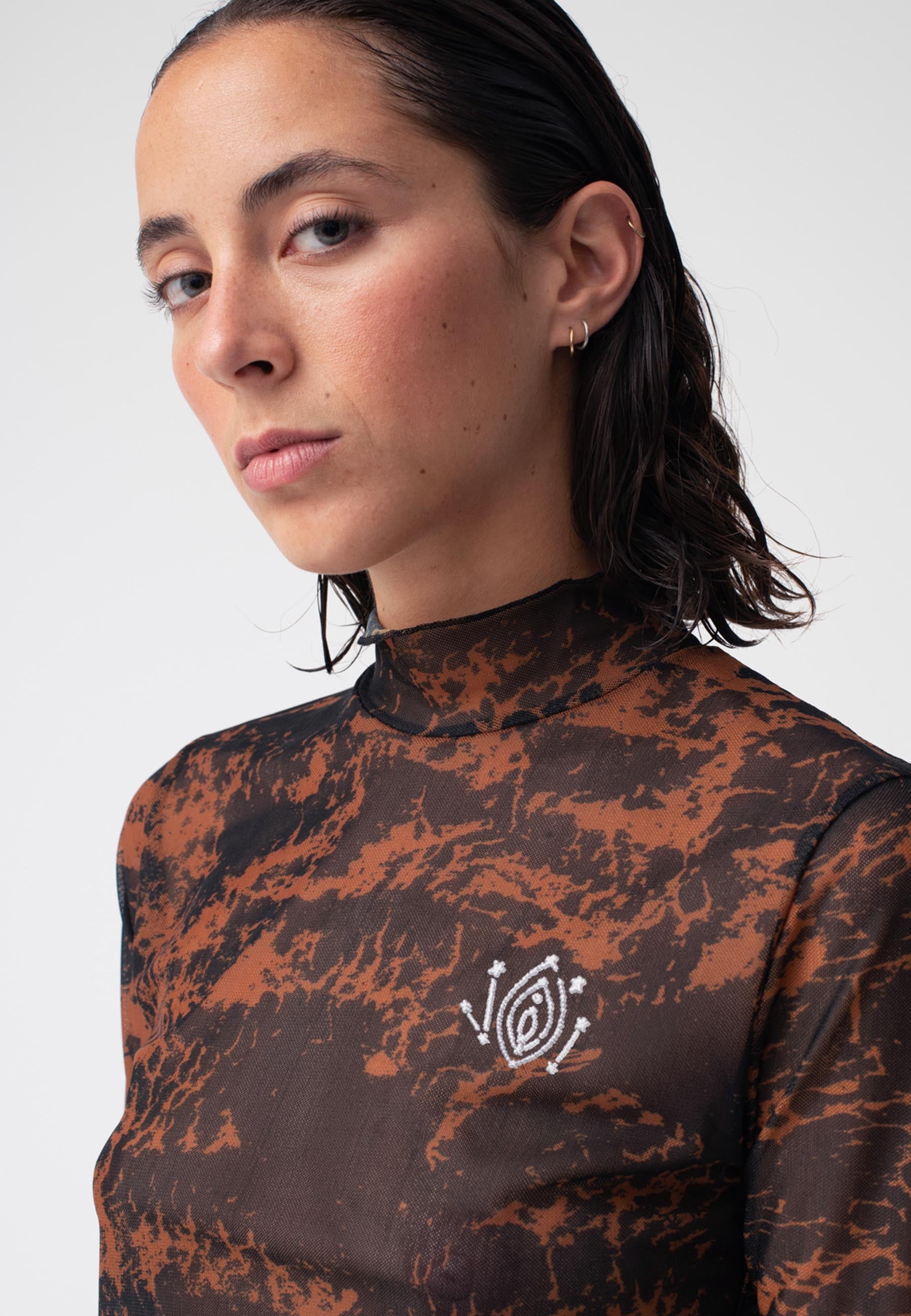 Mesh Of Desire T-Shirt - leopard