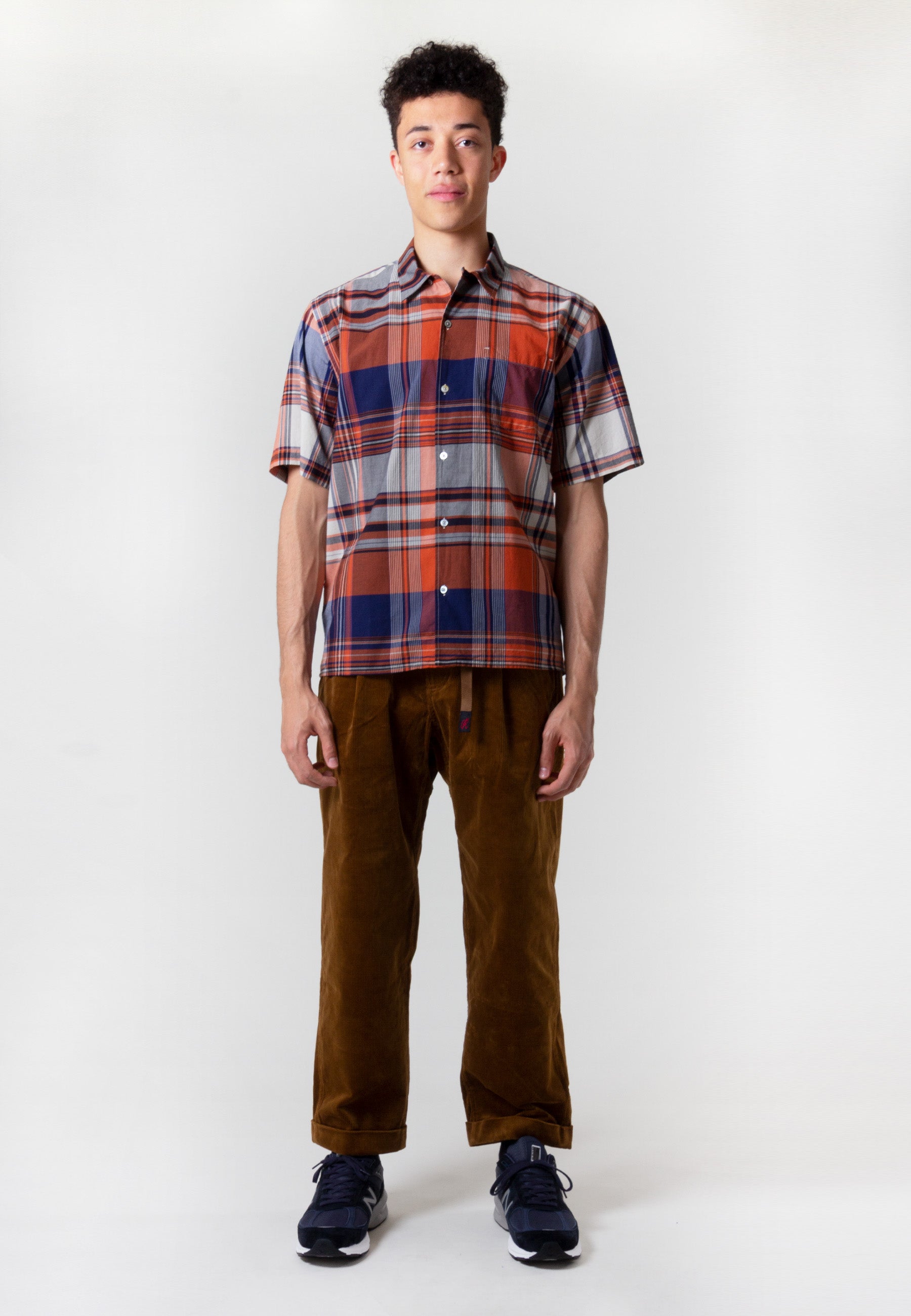 Carsten Madras Shirt - golden orange