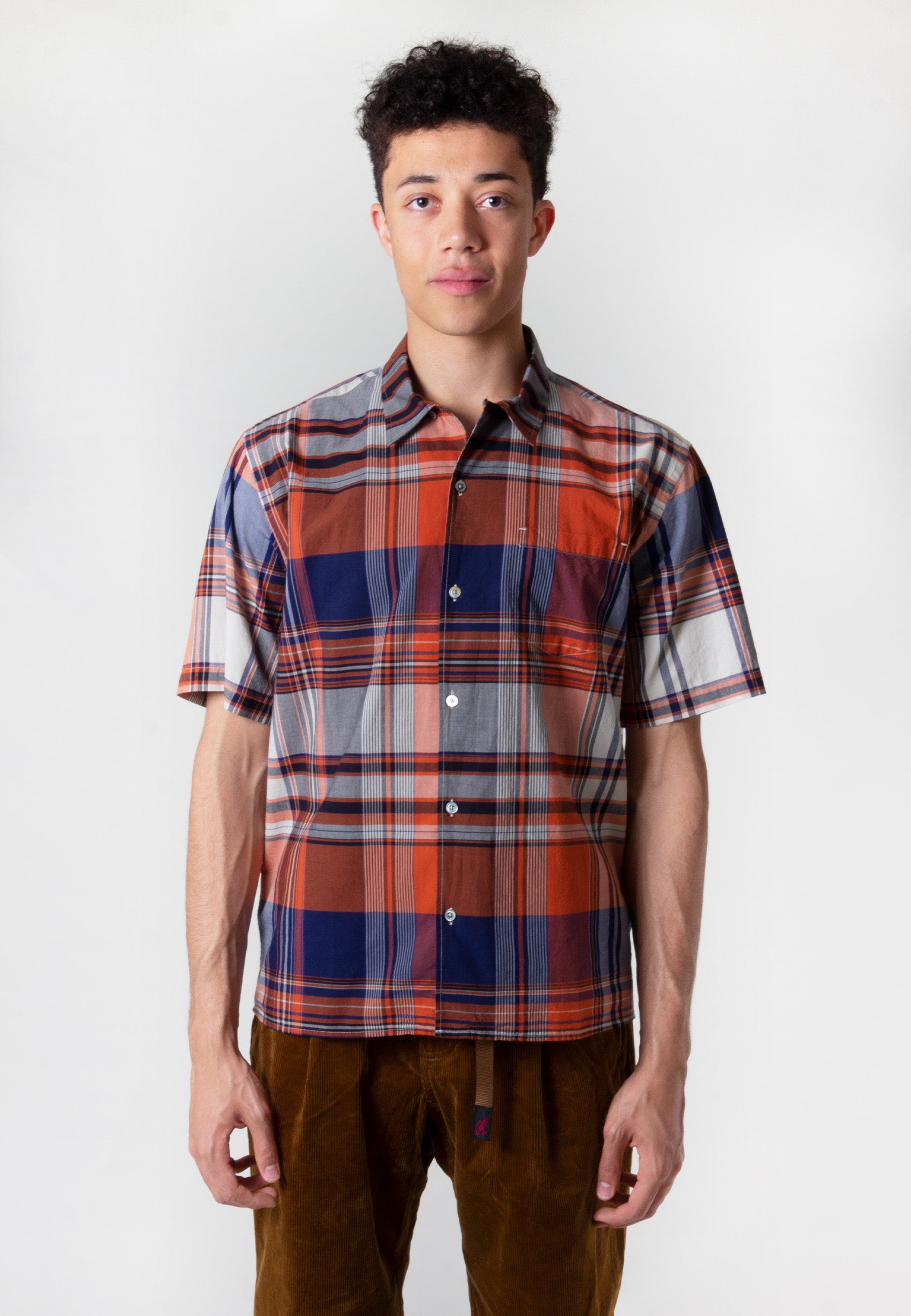 Carsten Madras Shirt - golden orange