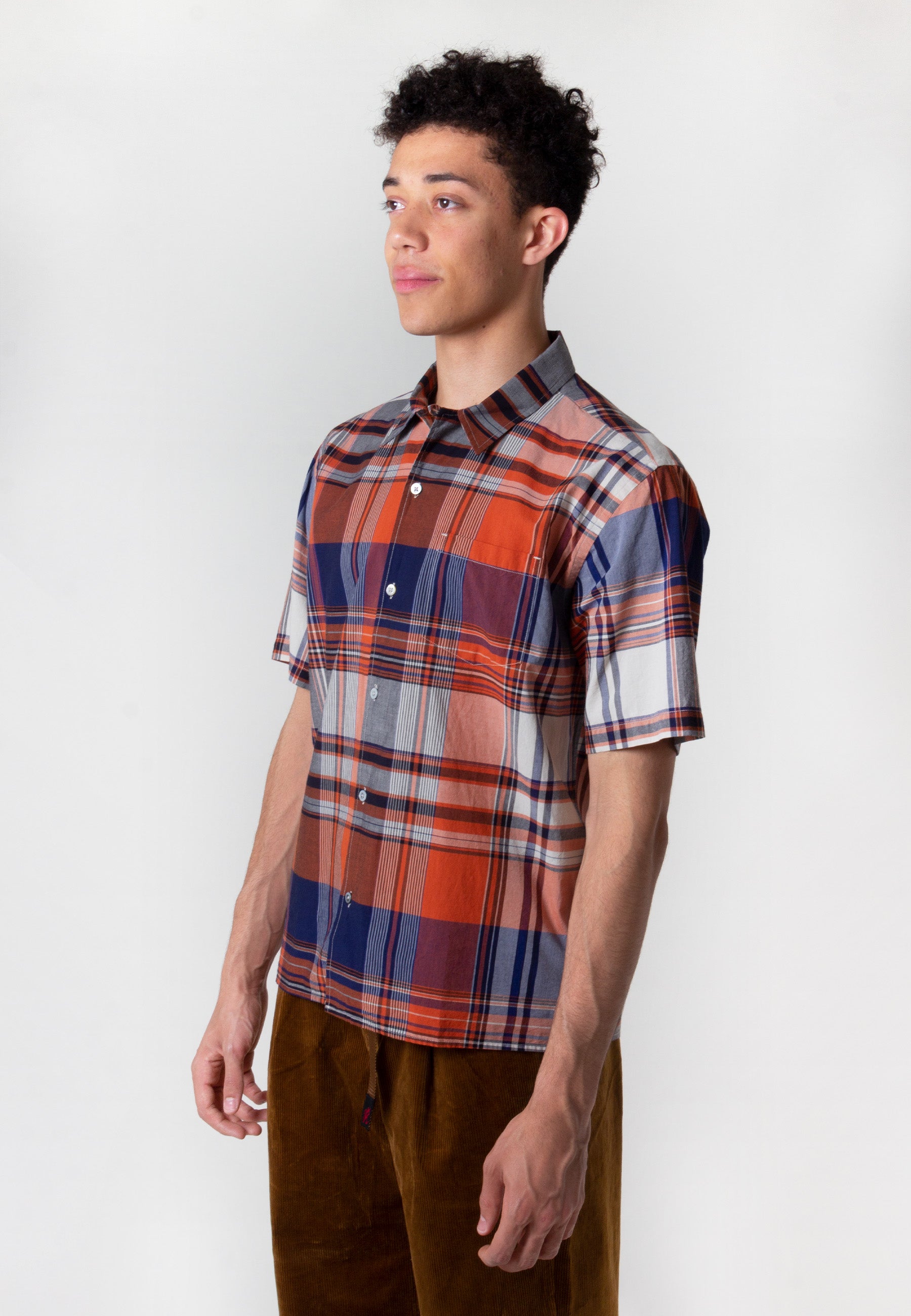 Carsten Madras Shirt - golden orange