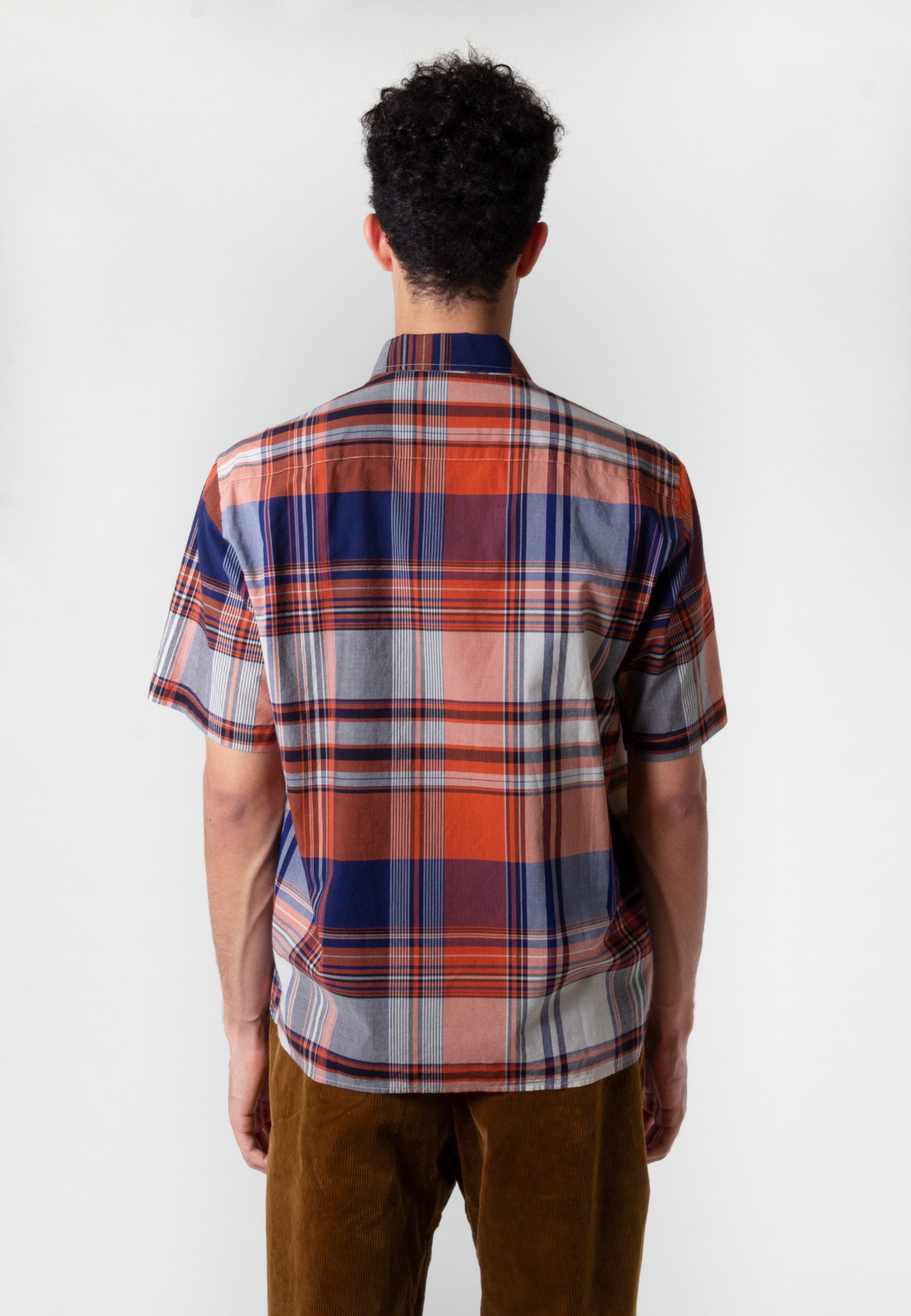 Carsten Madras Shirt - golden orange