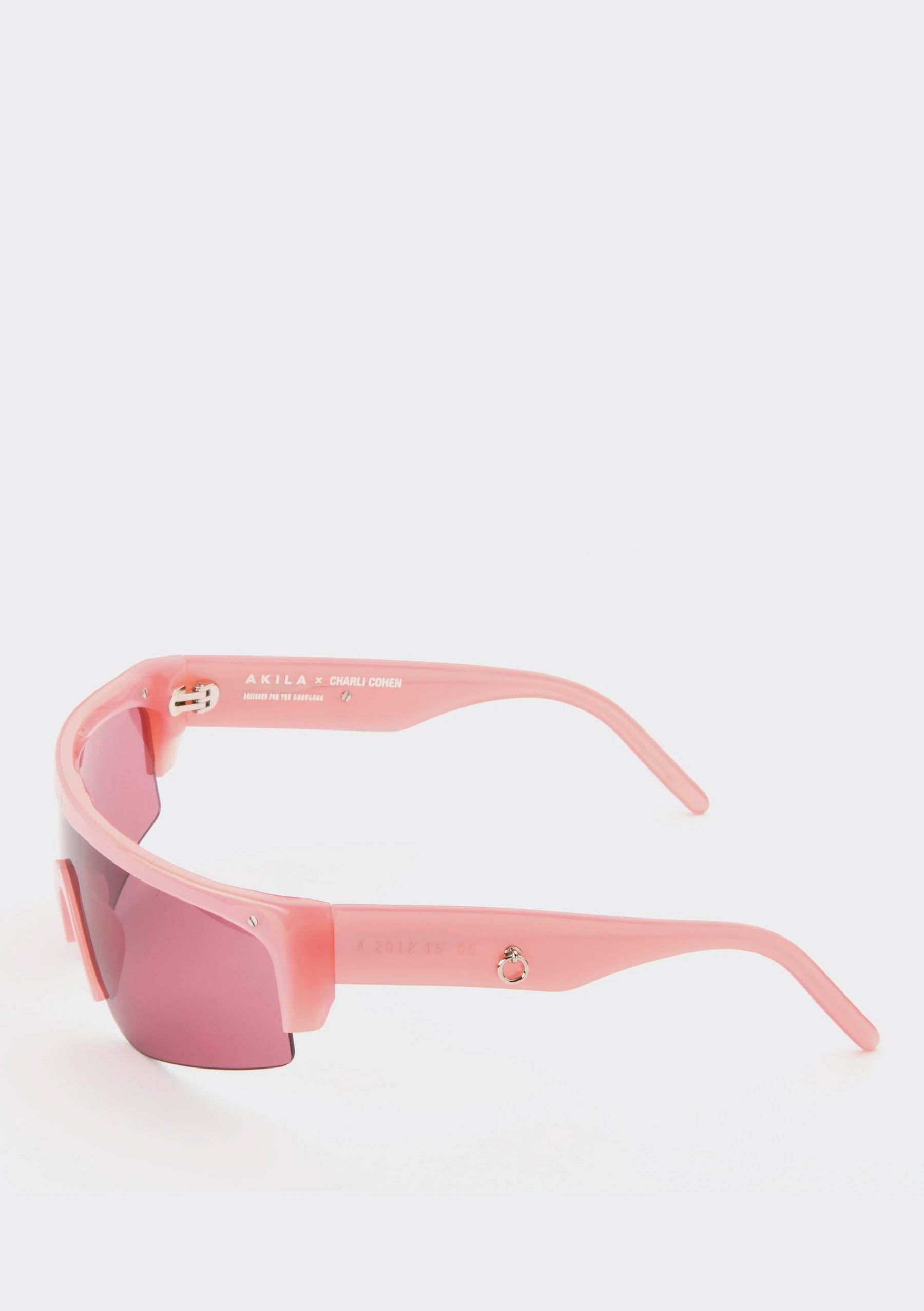 Charli Cohen Halo Sunglasses - pink/pink