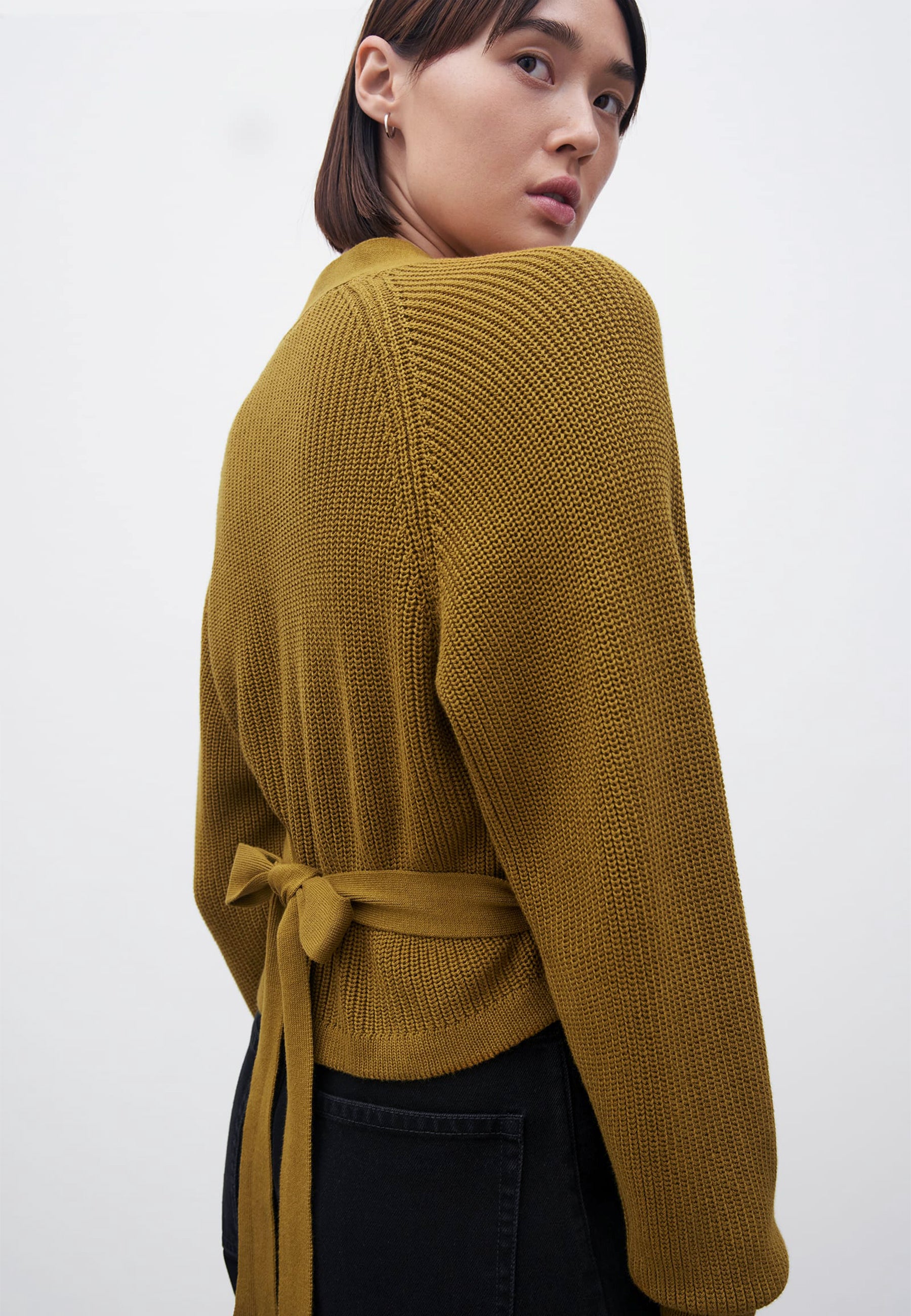 Composure Cardigan - Chartreuse