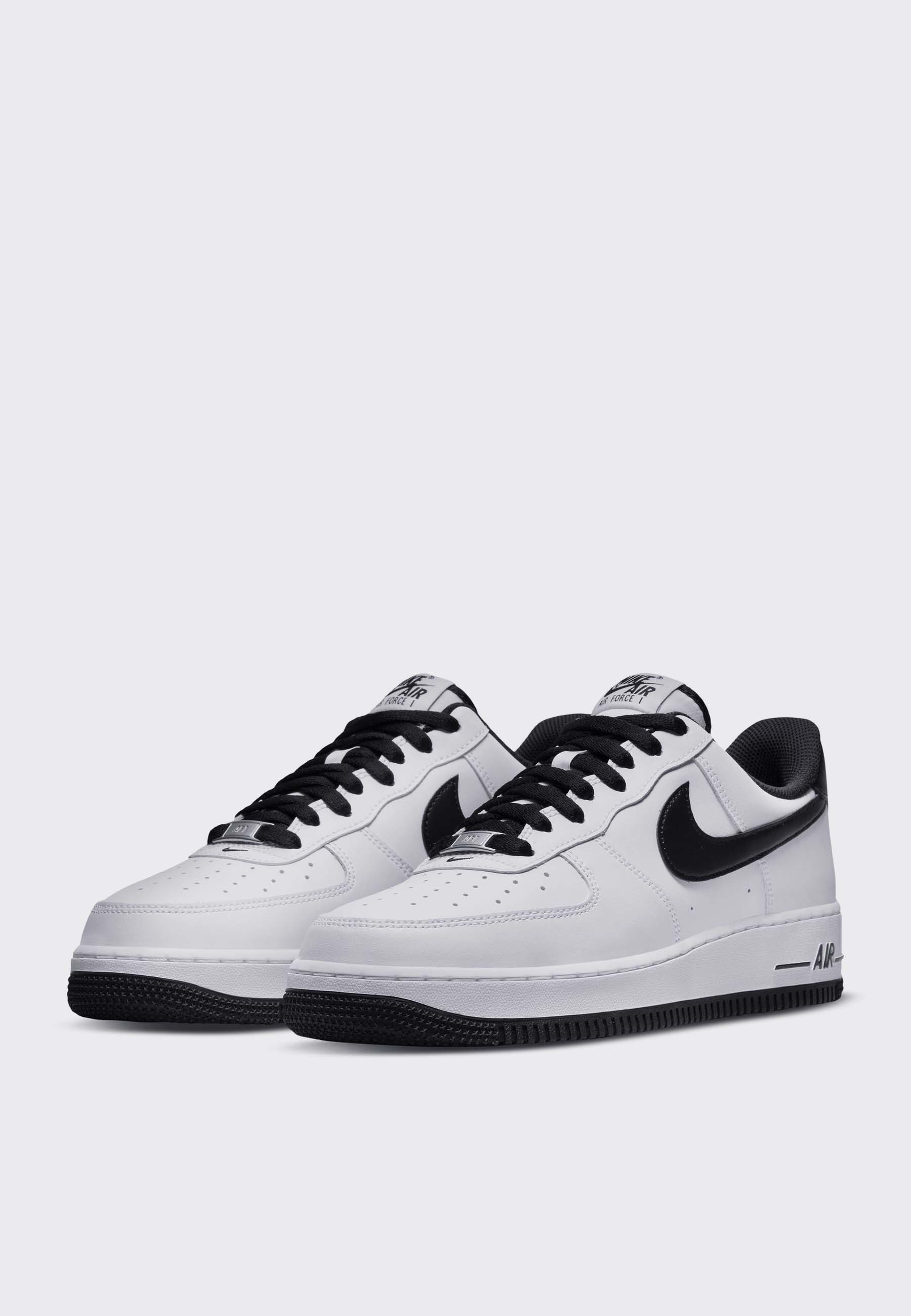 nike air force white black swoosh