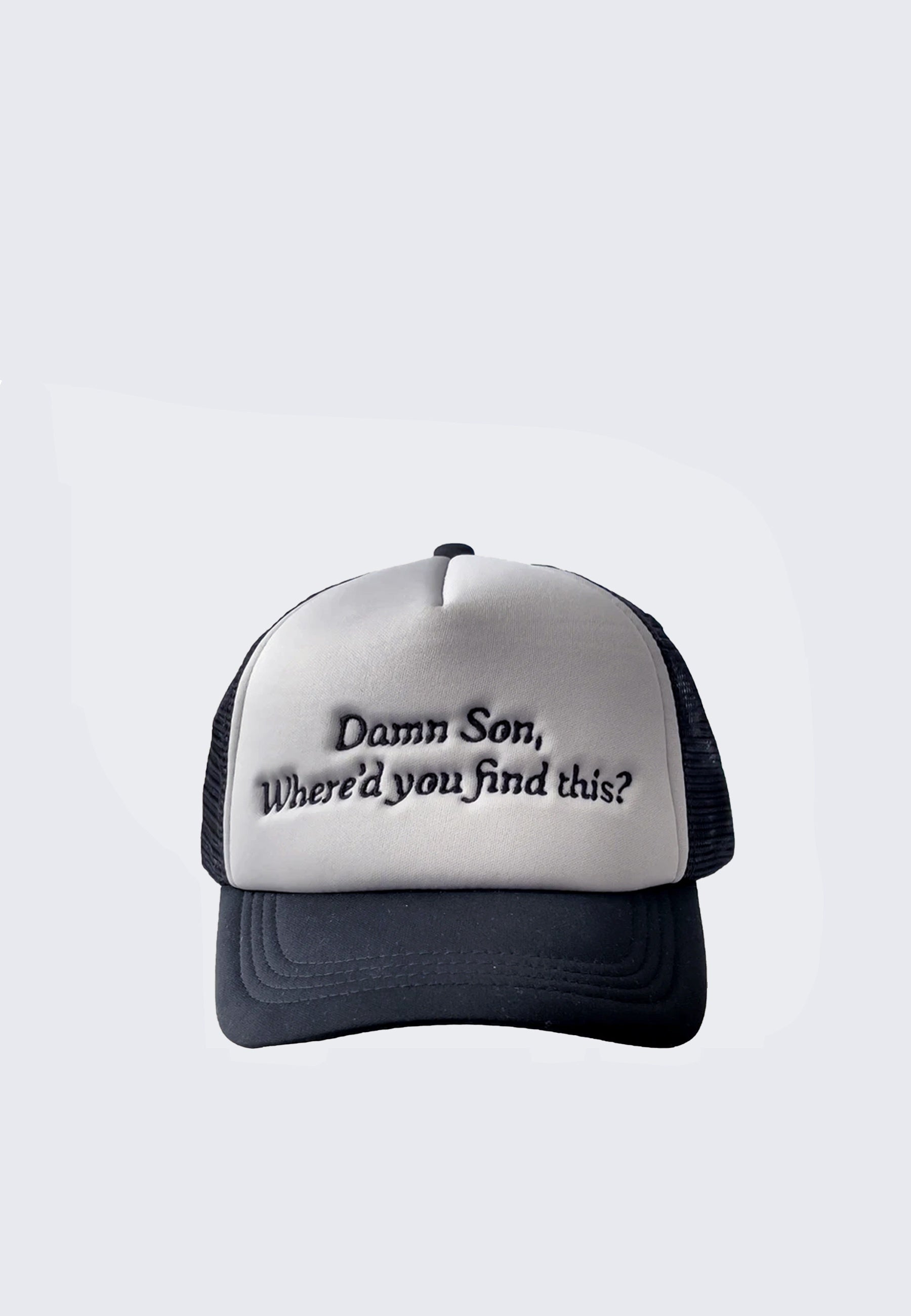 Damn Son Trucker Cap - black/white