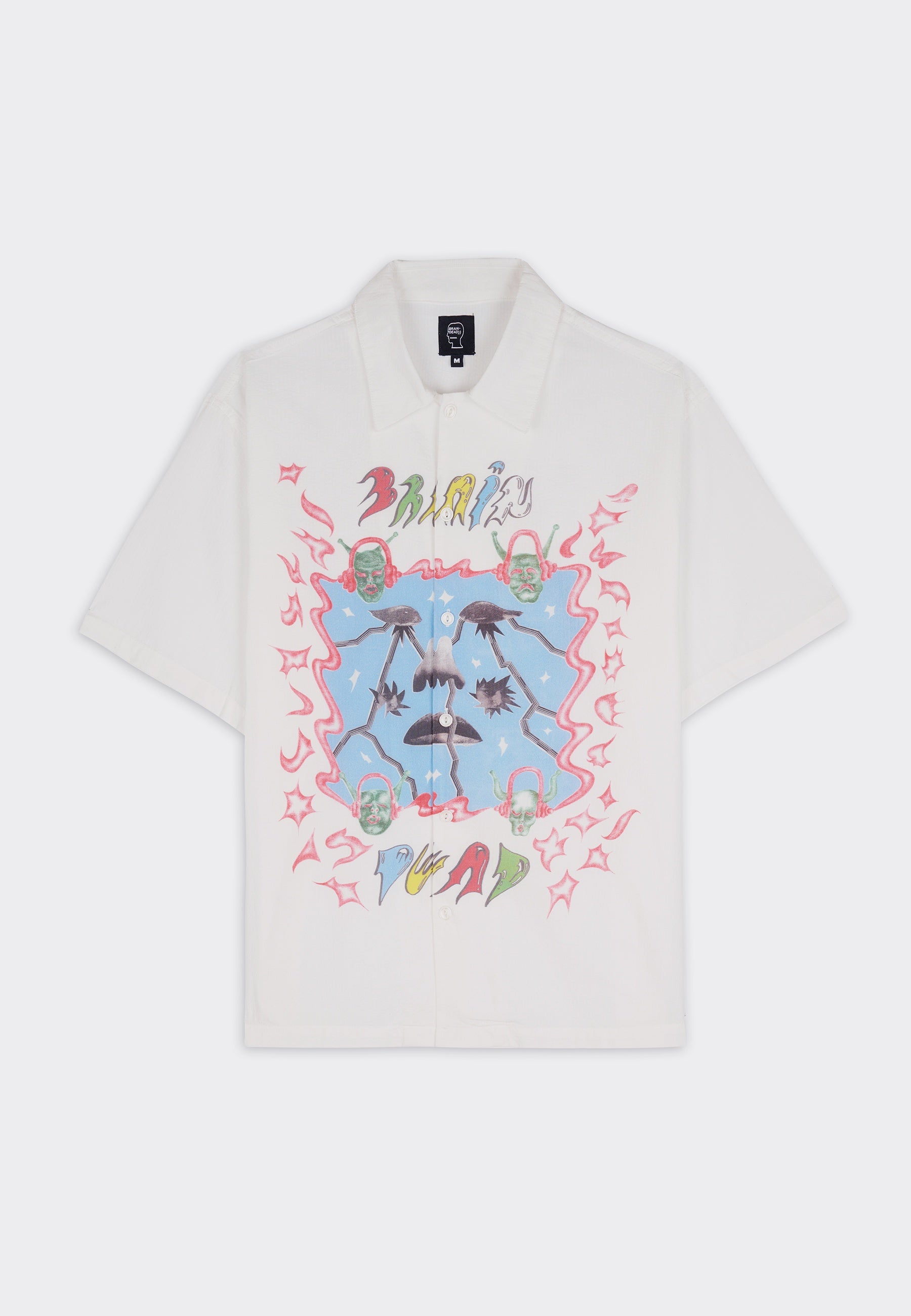 Devil Ears Short Sleeve Shirt - White