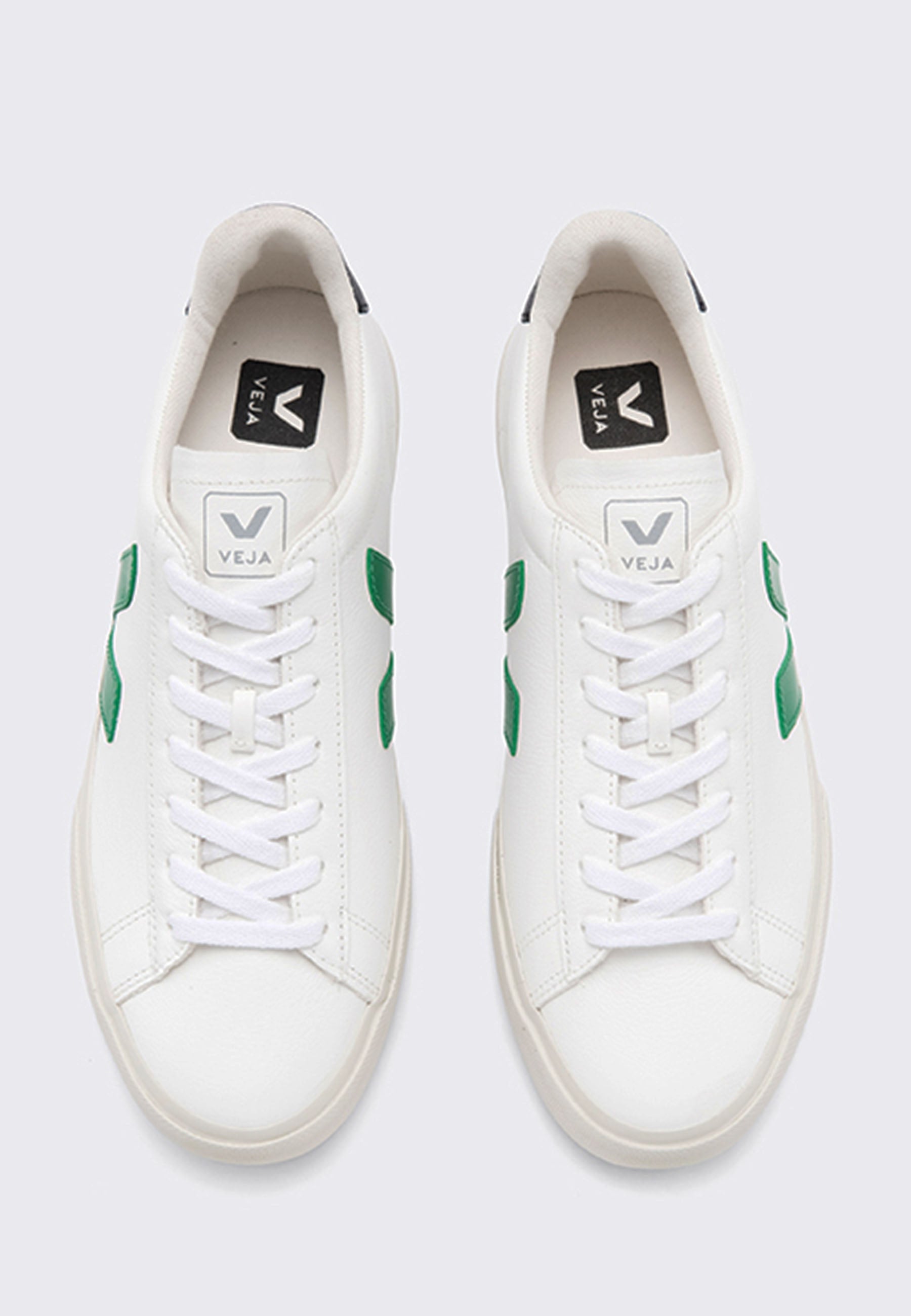 Campo Chromefree Leather - extra white/emeraude/black