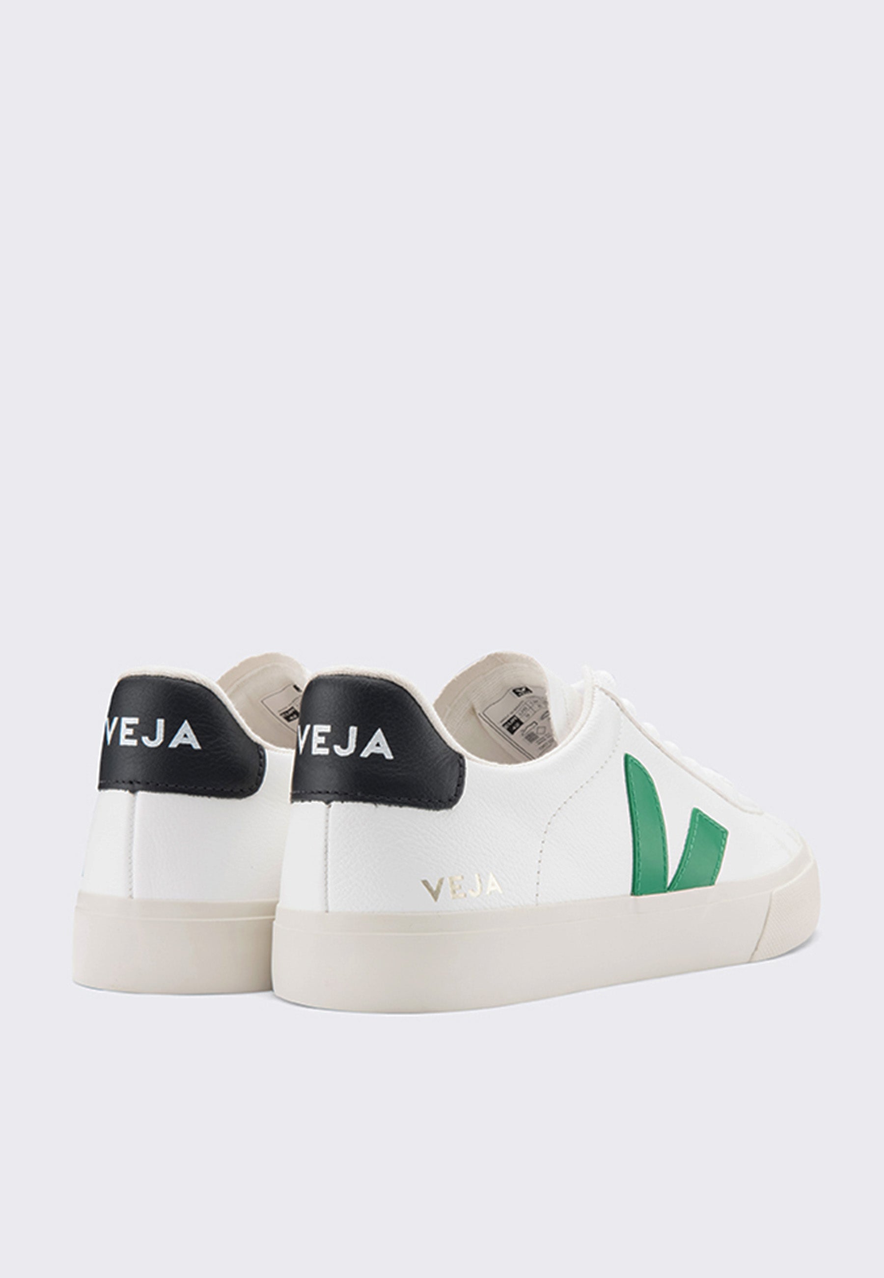 Campo Chromefree Leather - extra white/emeraude/black