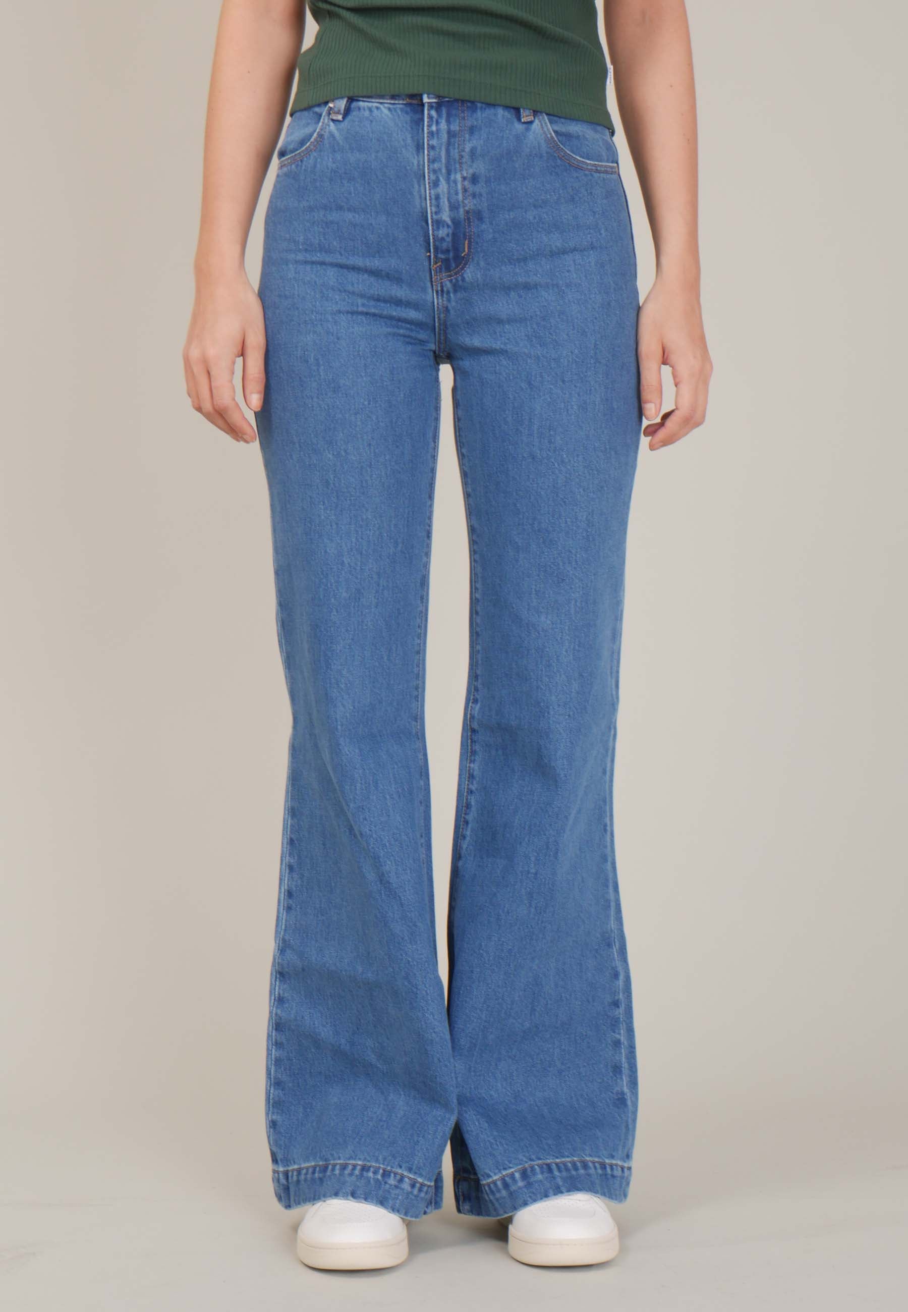 Eastcoast Flare Jeans - ashley blue