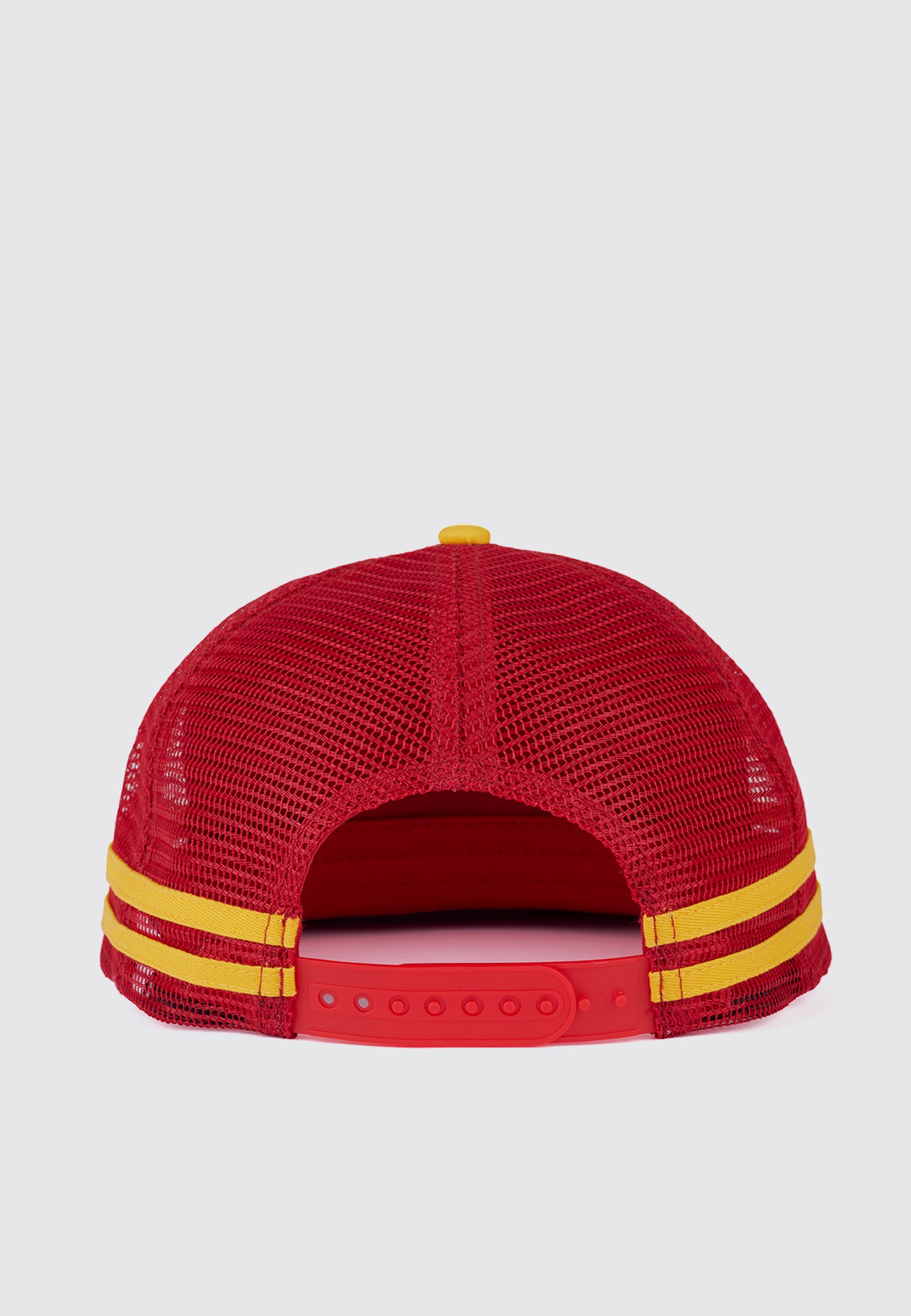 Grafix 5 Panel Trucker Cap - Red