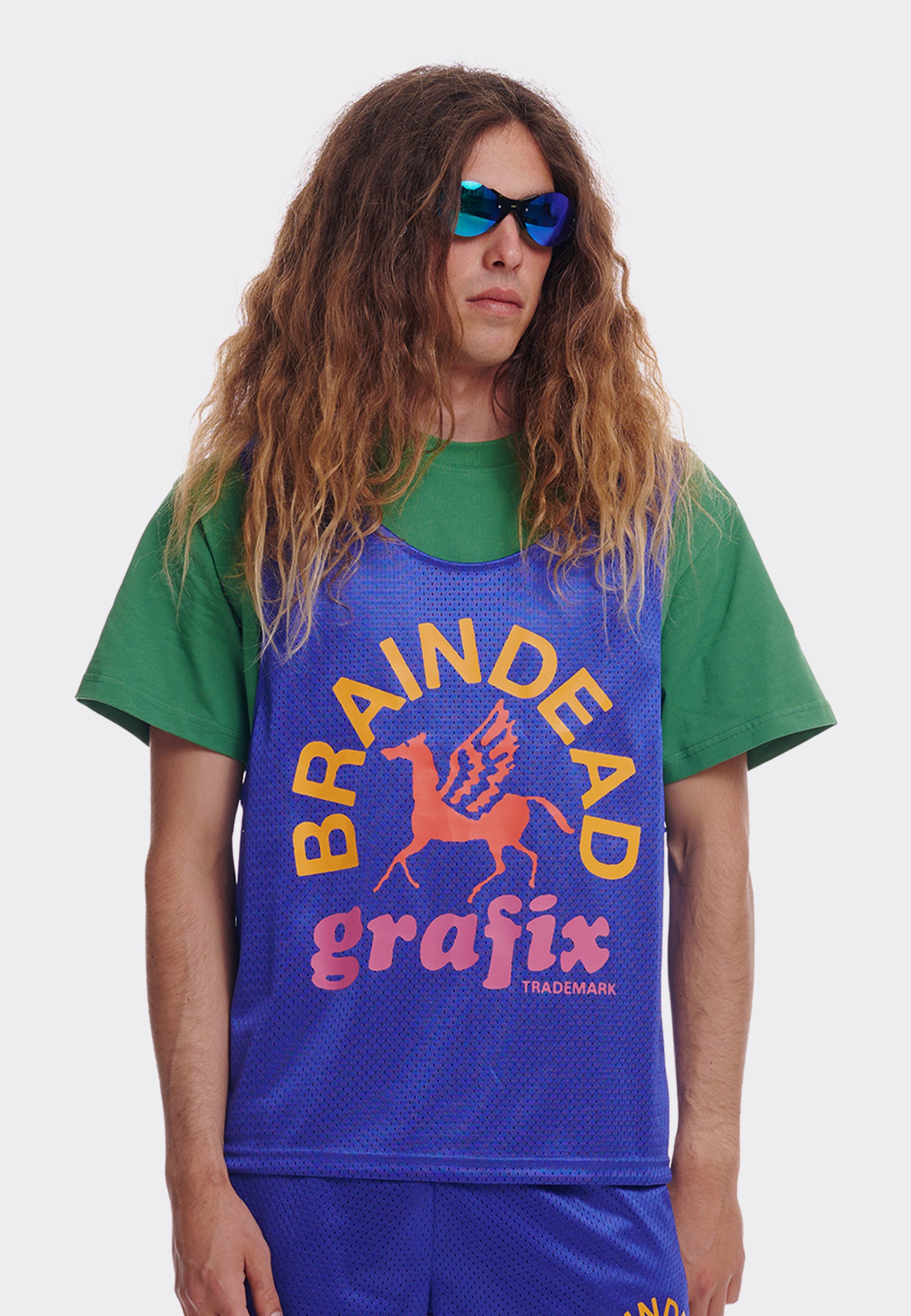 Grafix Team Jersey - Green / Blue