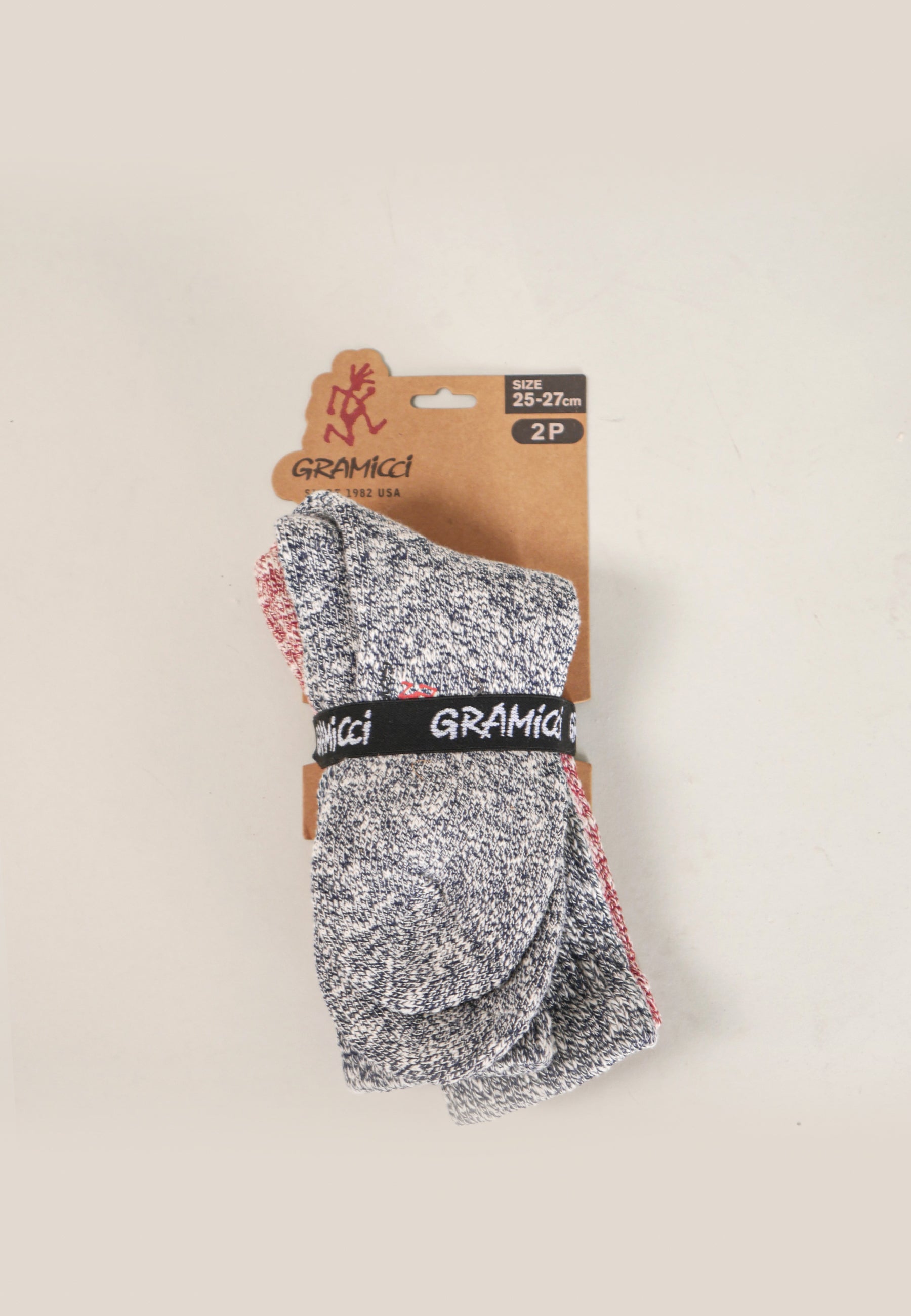 Slub Socks - 2 Pack - red/navy