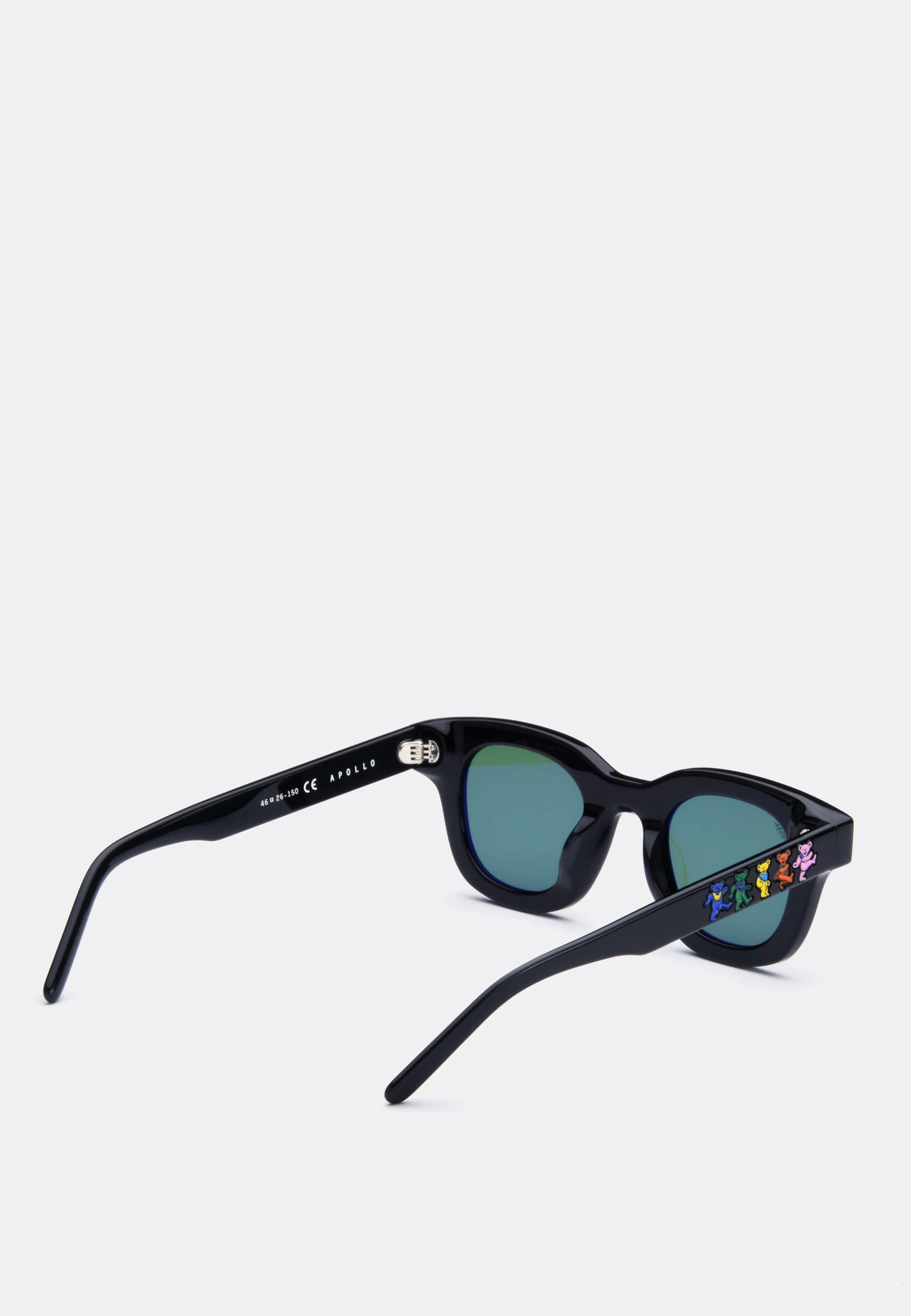 Grateful Dead Apollo Sunglasses - black/green