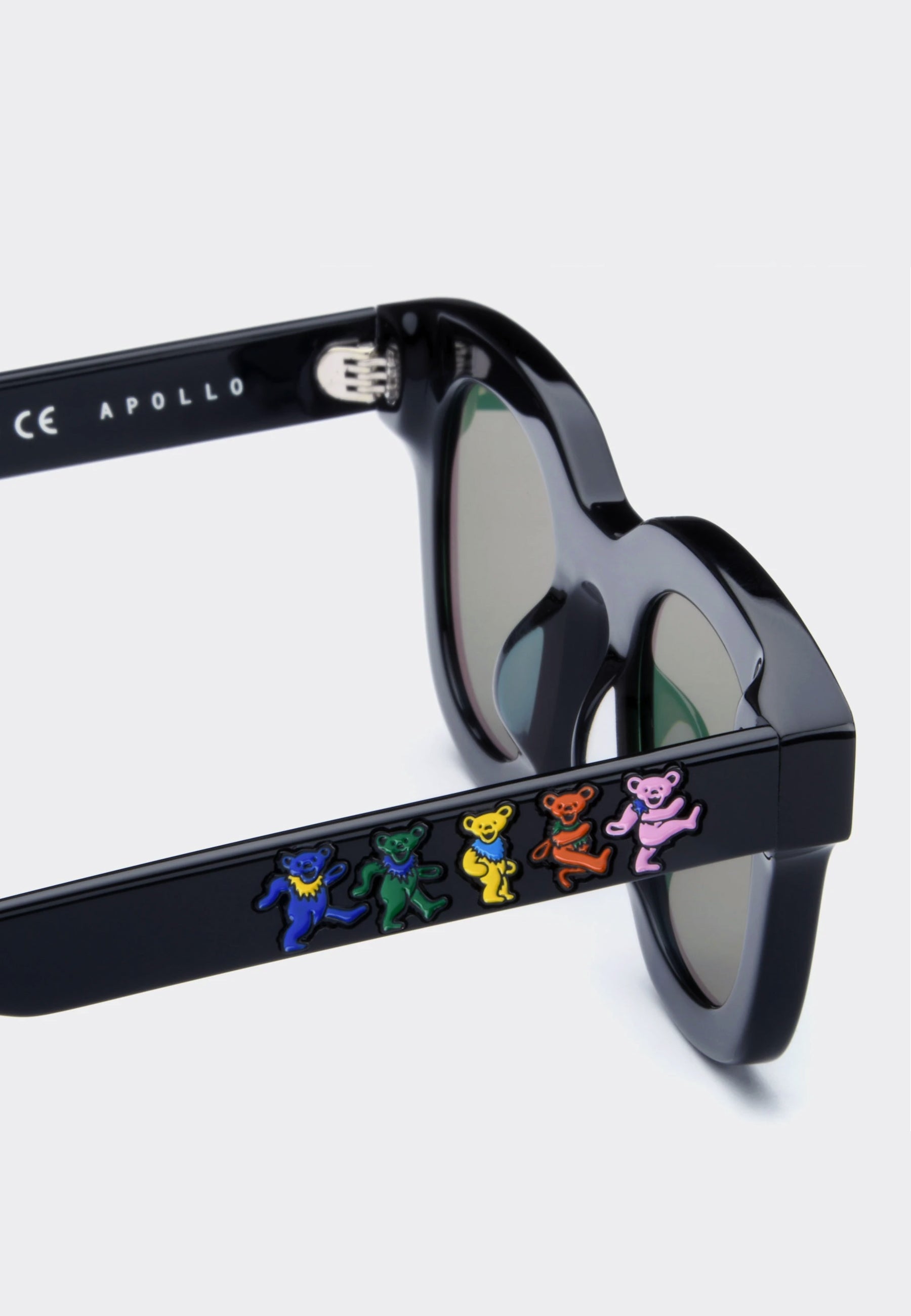 Grateful Dead Apollo Sunglasses - black/green