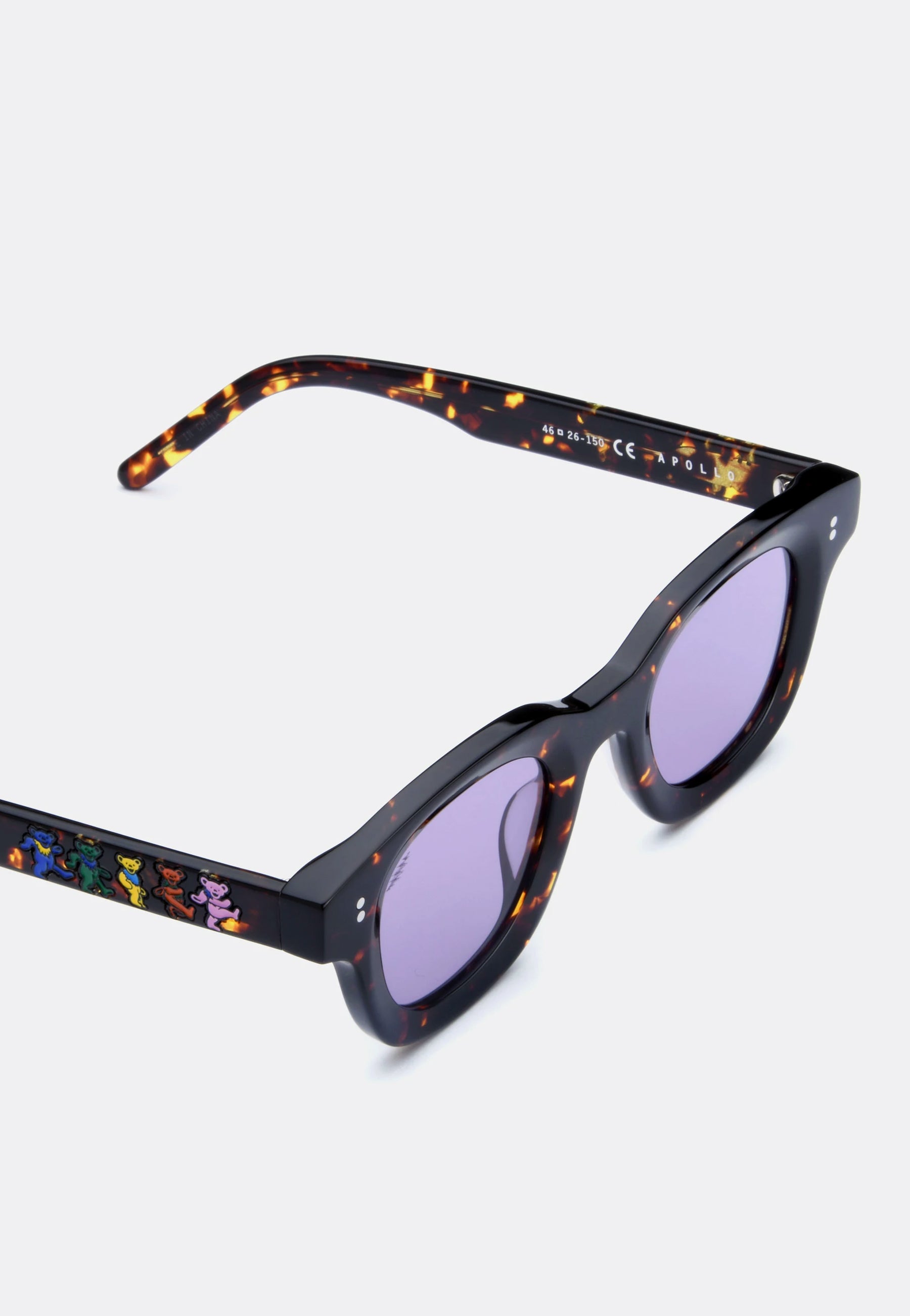 Grateful Dead Apollo Sunglasses - tokyo tortoise/grape
