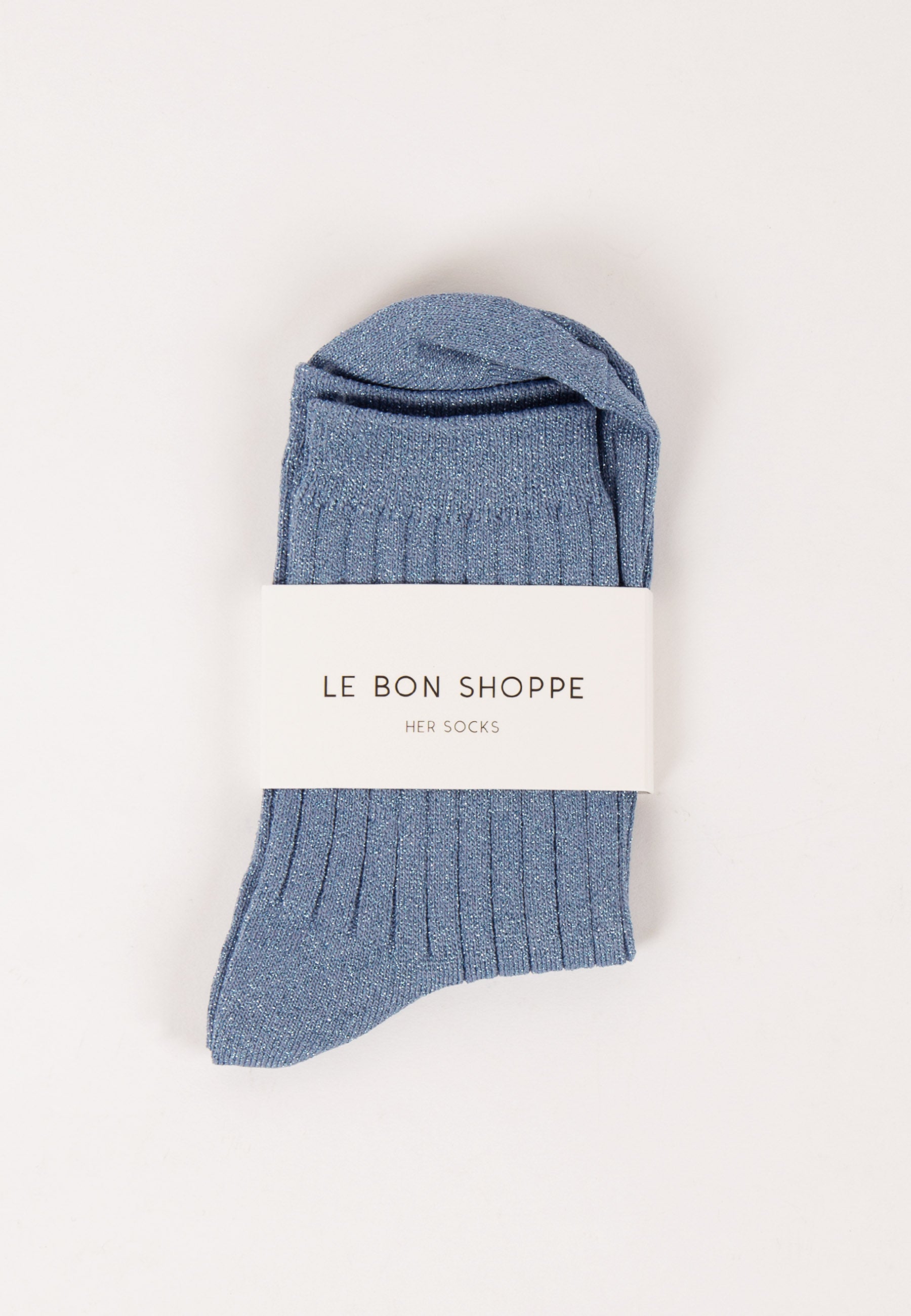 Her Socks Lurex - Sky Glitter