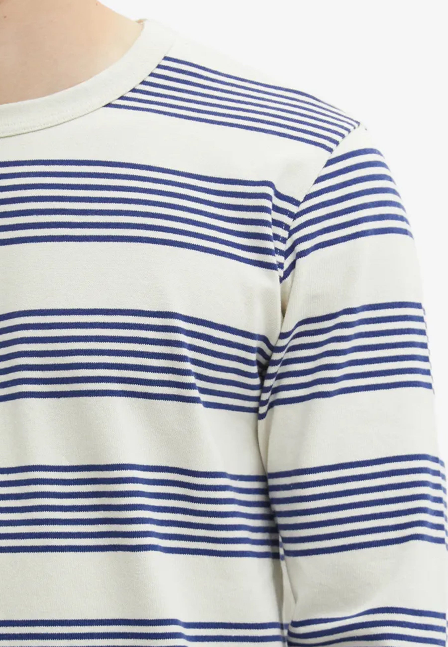 Holger Beach Stripe Long Sleeve - Ultra Marine
