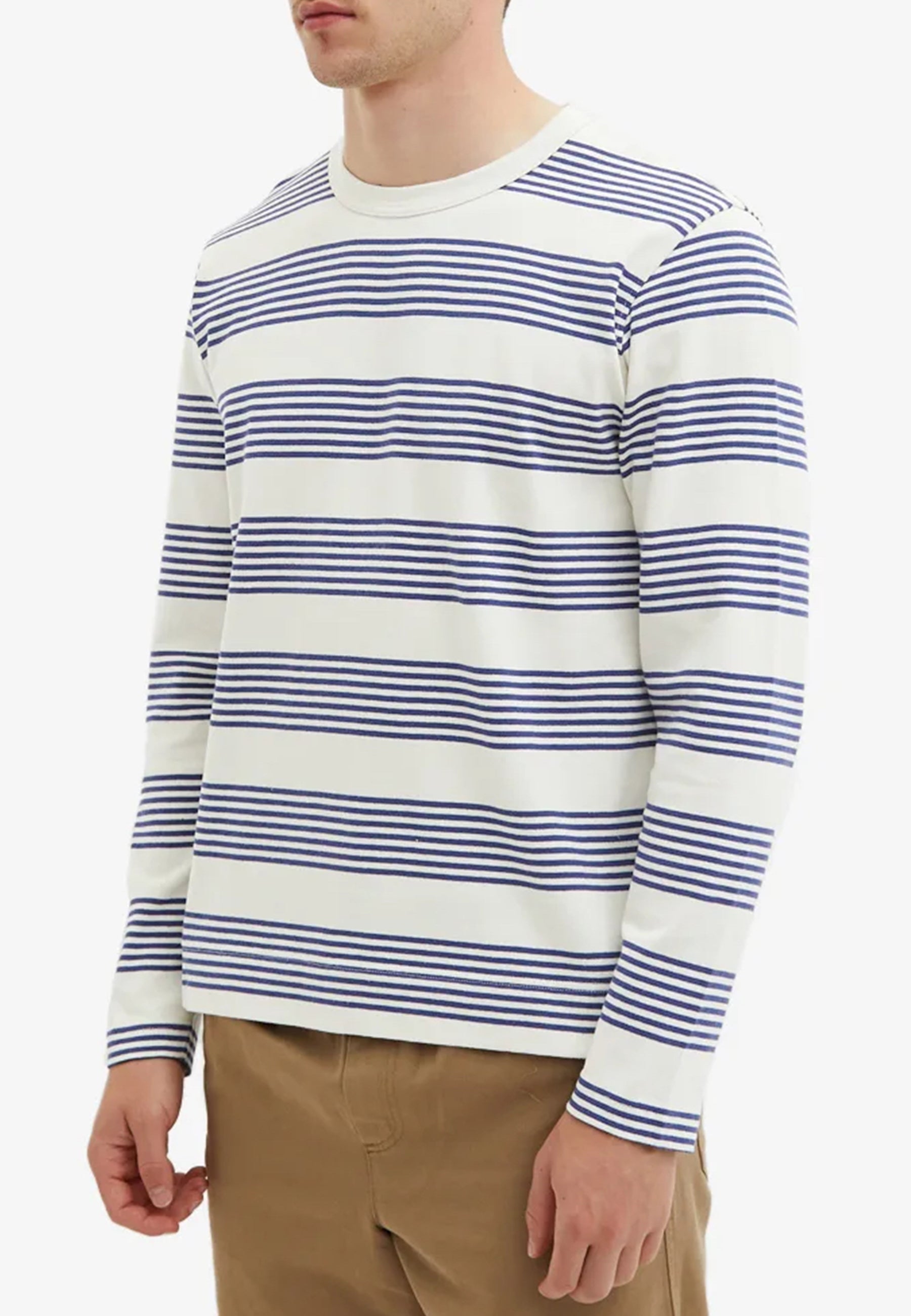 Holger Beach Stripe Long Sleeve - Ultra Marine