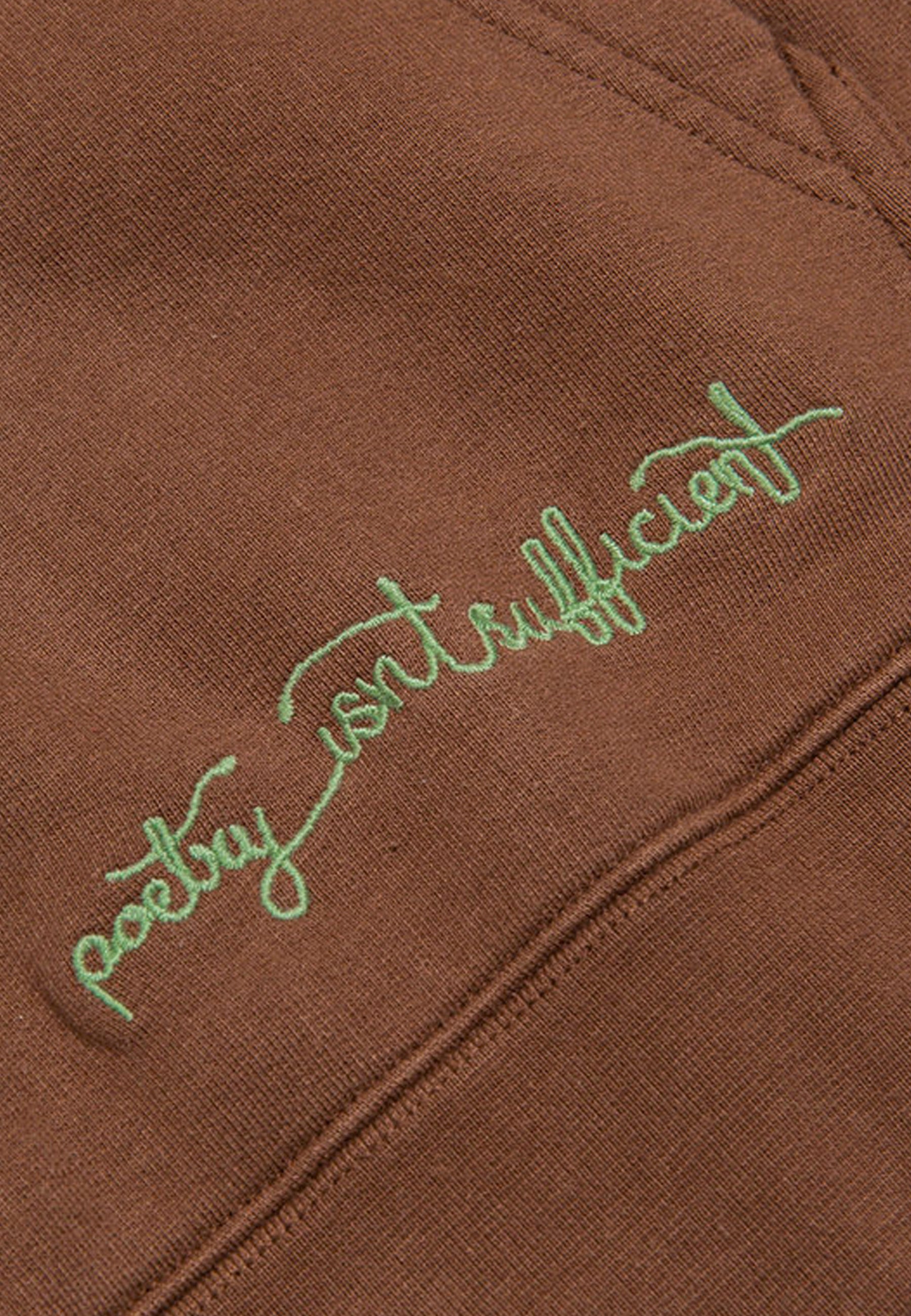 Hooded Sweat Fleece - chocolate brown