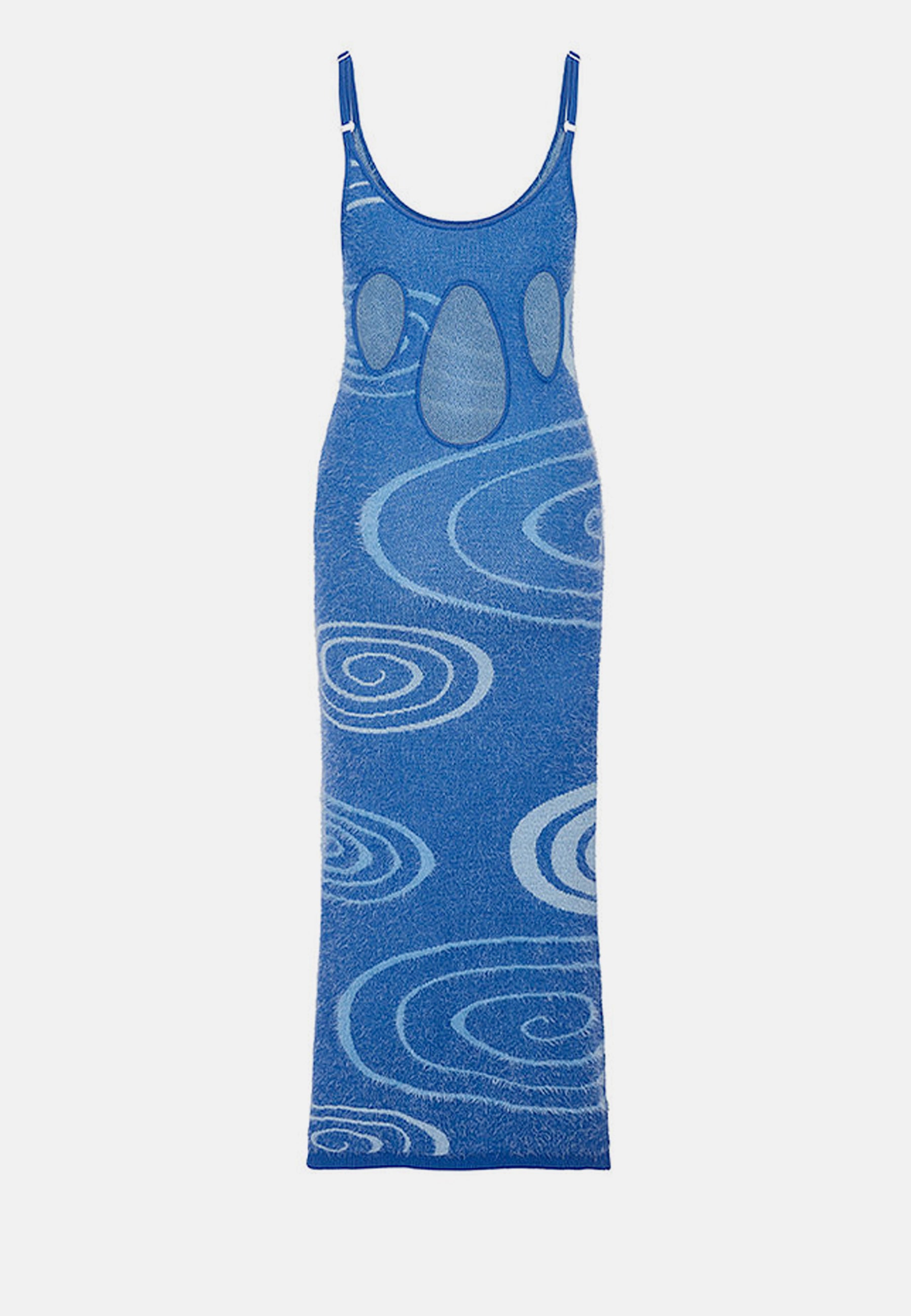 The Galaxy Hockney Dress - klein blue