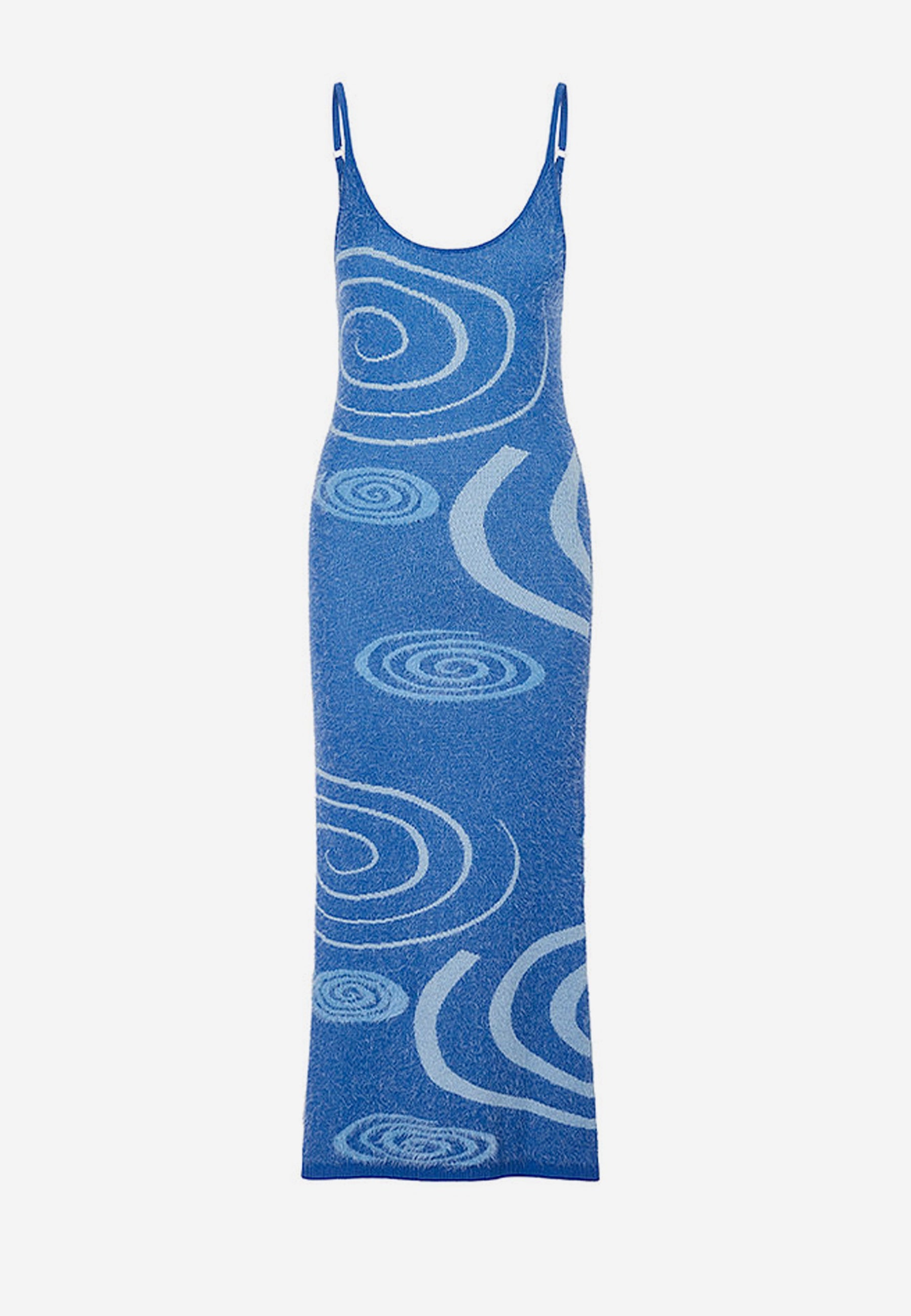 The Galaxy Hockney Dress - klein blue