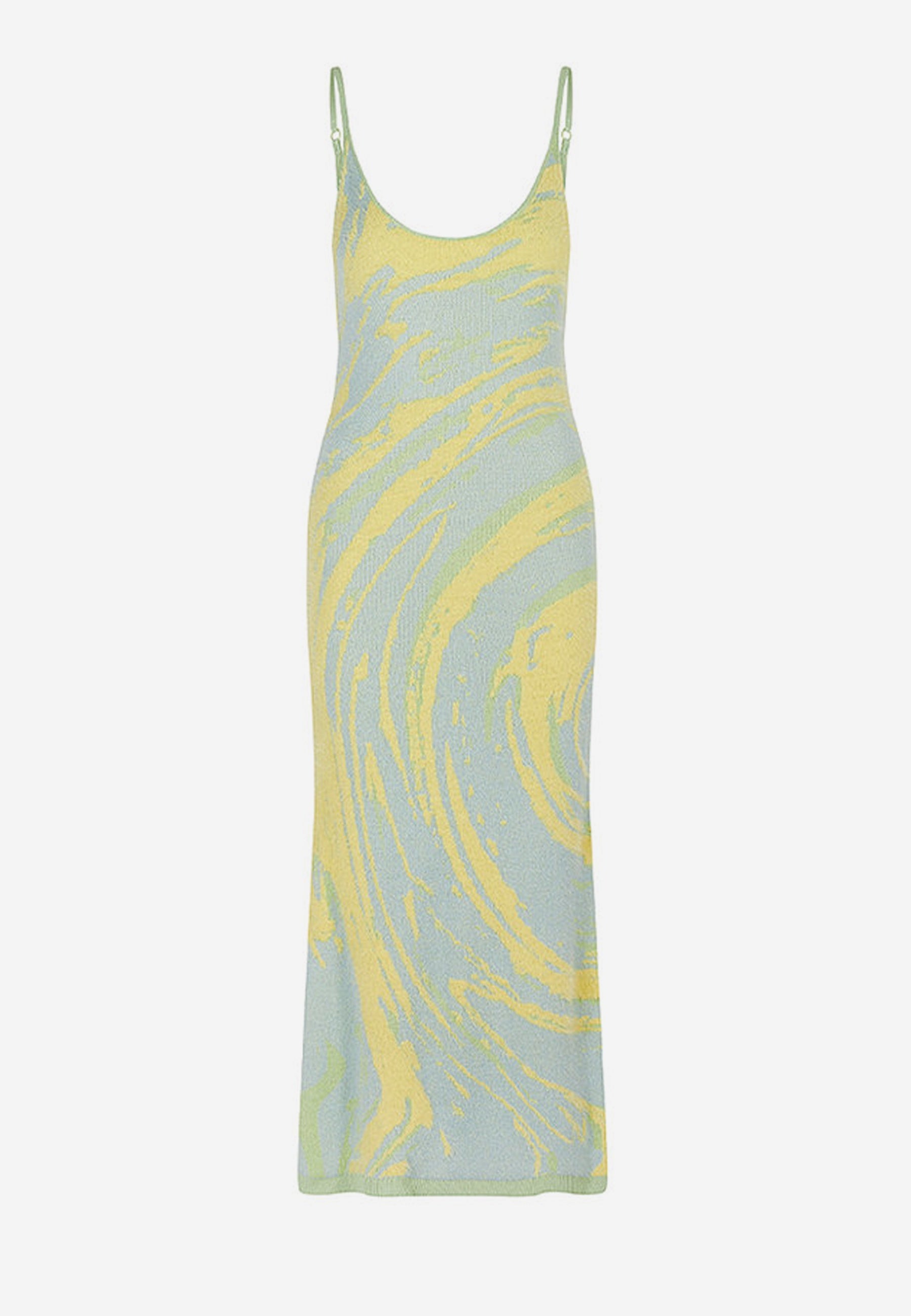 Cypress Hockney Dress - cucumber