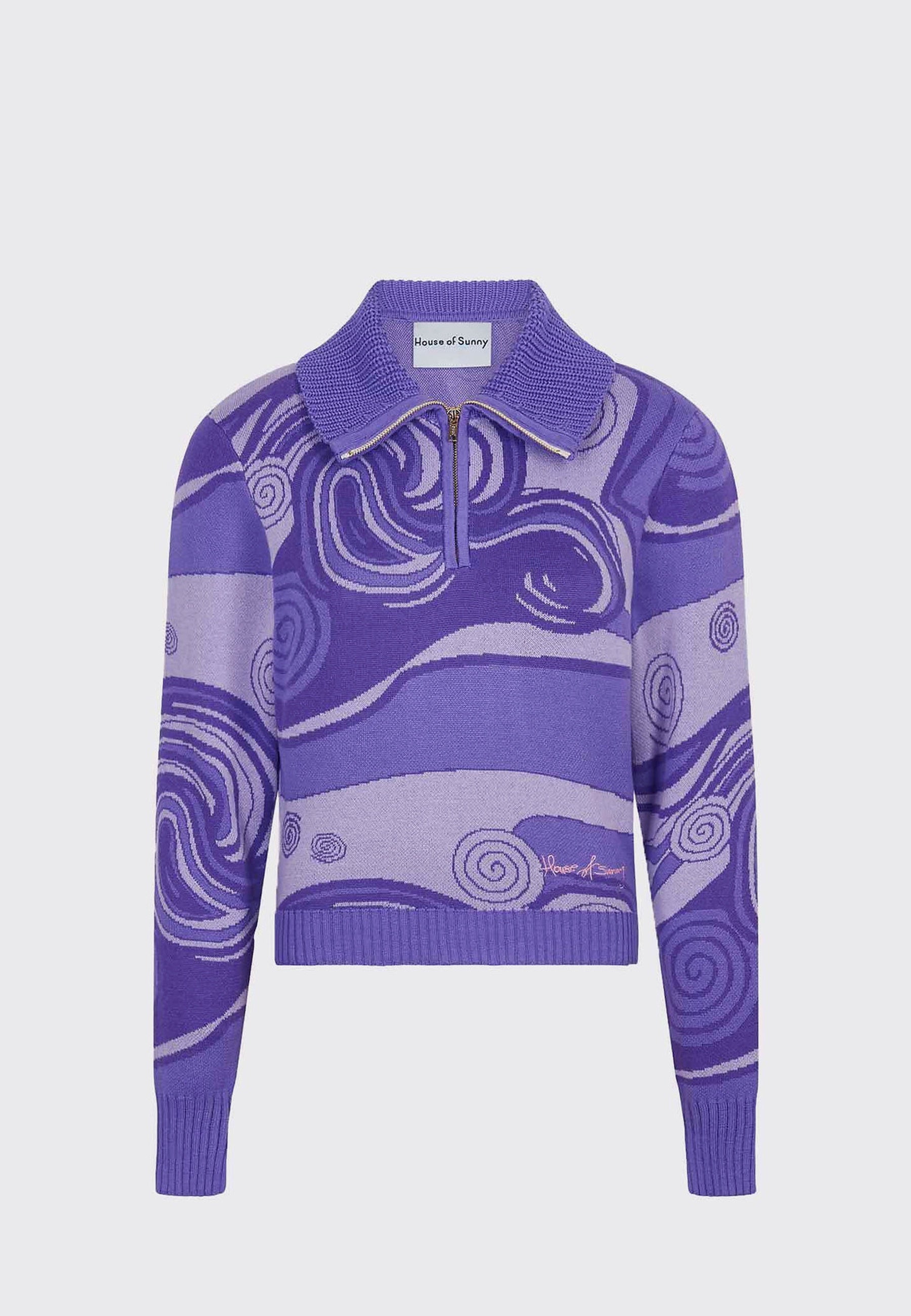 Indigo Skies Tracksuit Top - violet