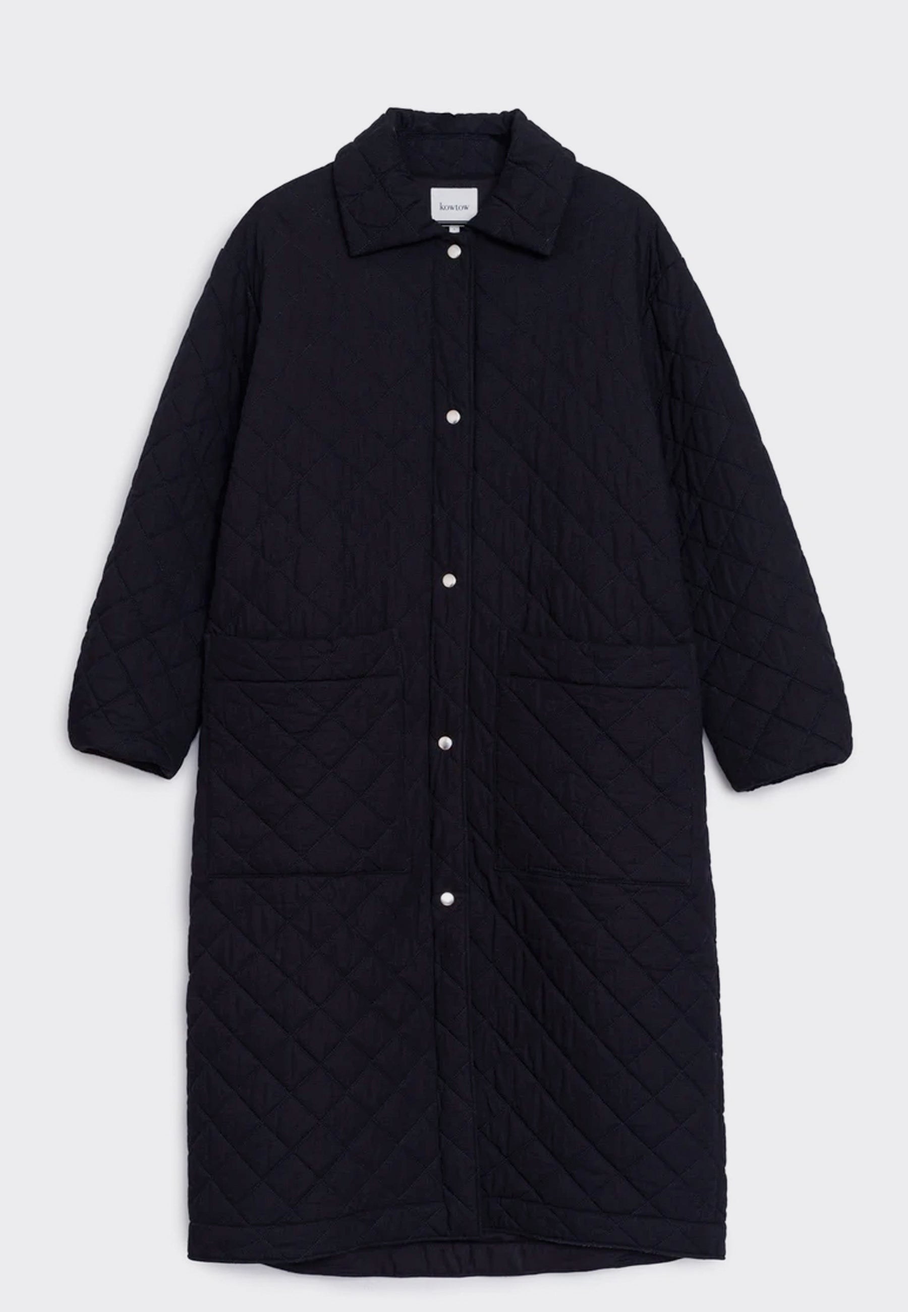 Quilt Coat - black