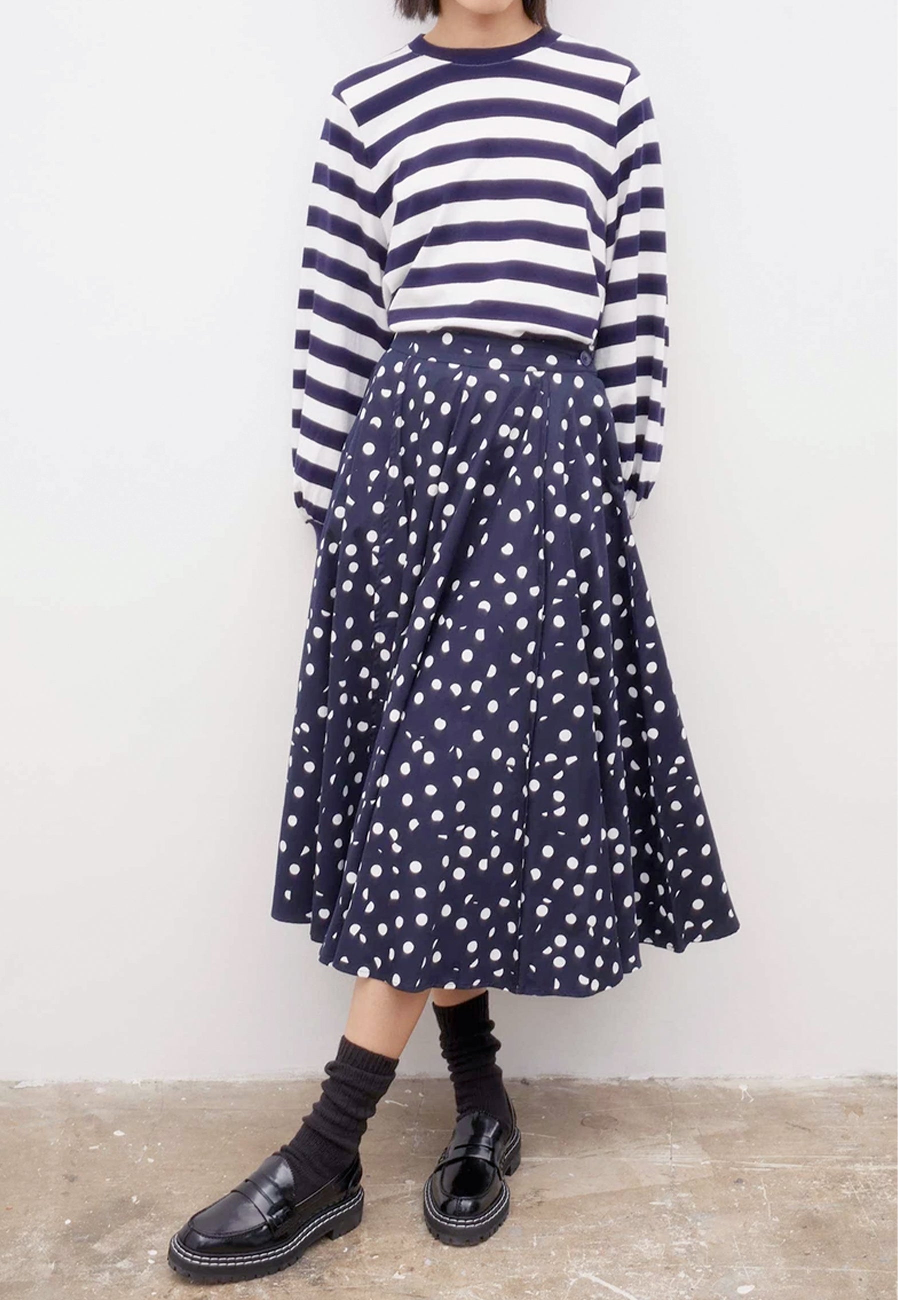Umbrella Skirt - dots
