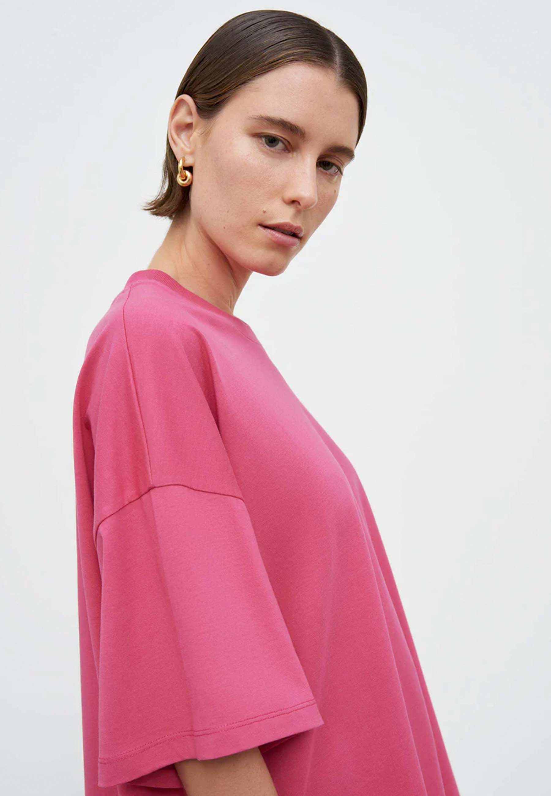 Oversized Boxy T-Shirt - Fuchsia