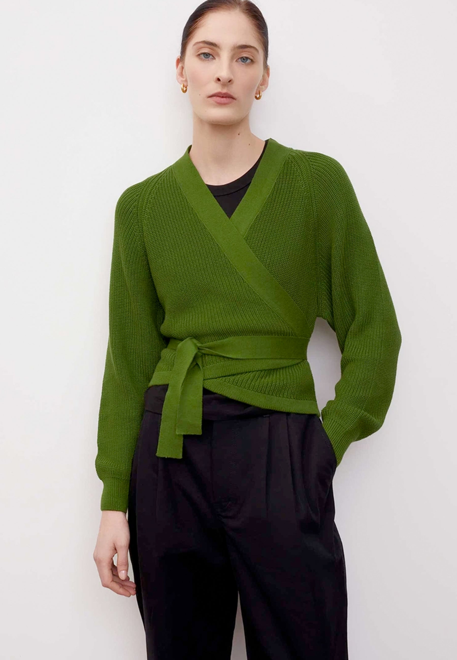 Kowtow Buy Composure Cardigan grass online Good As Gold, NZ
