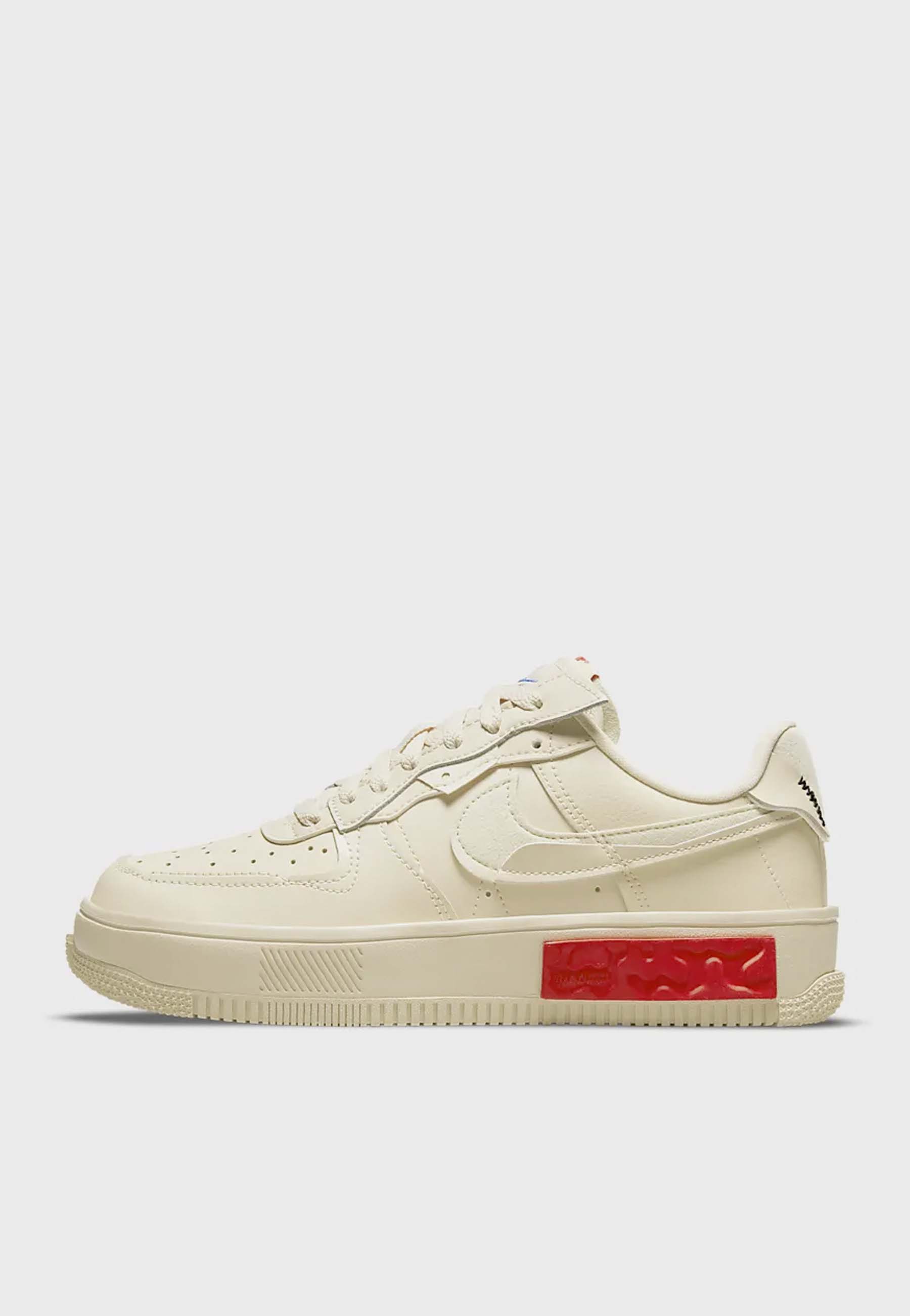 Womens Air Force 1 Fontanka - phantom/white university/red