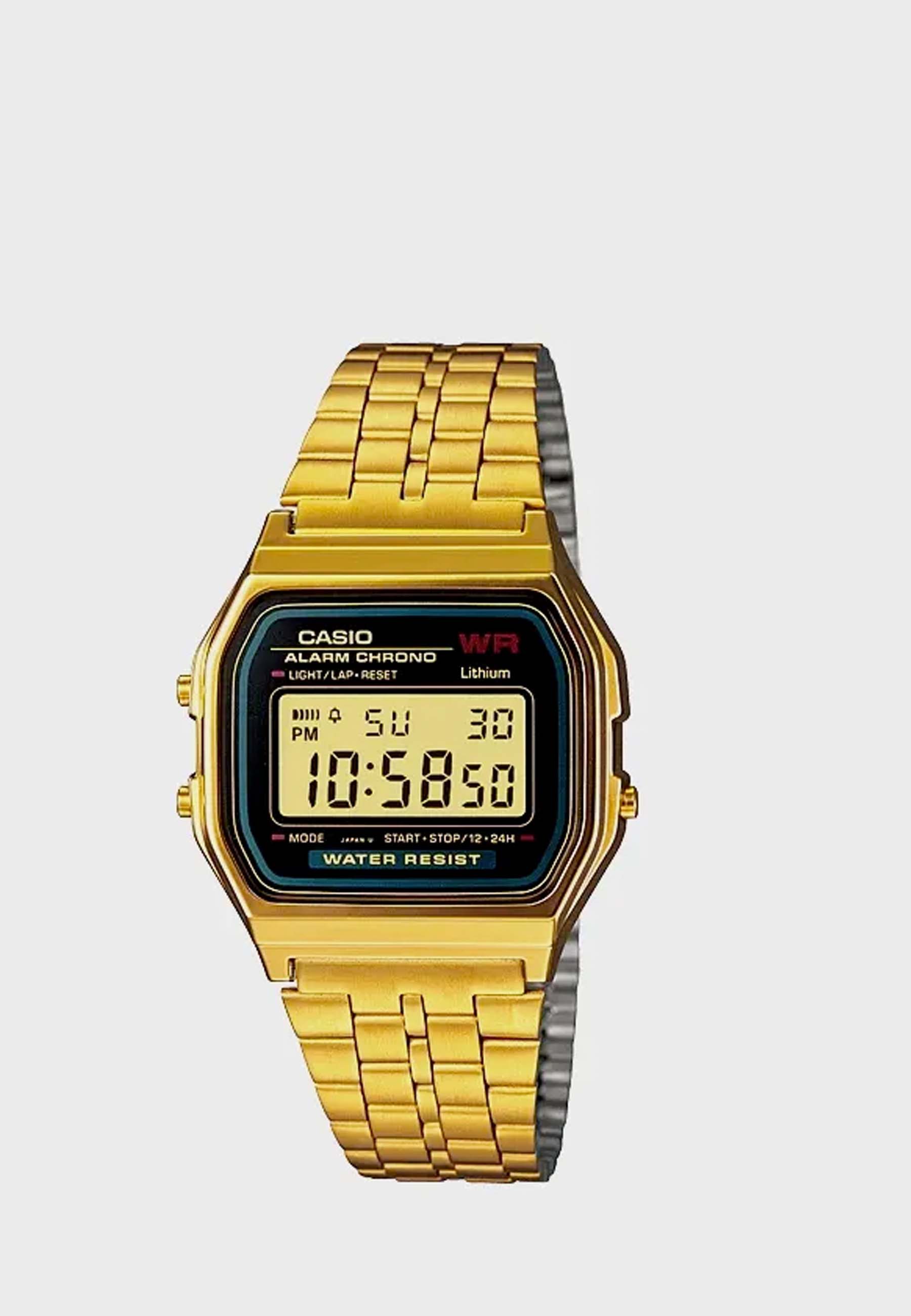 Classic Digital Watch (A159WGEA-1D) - Gold