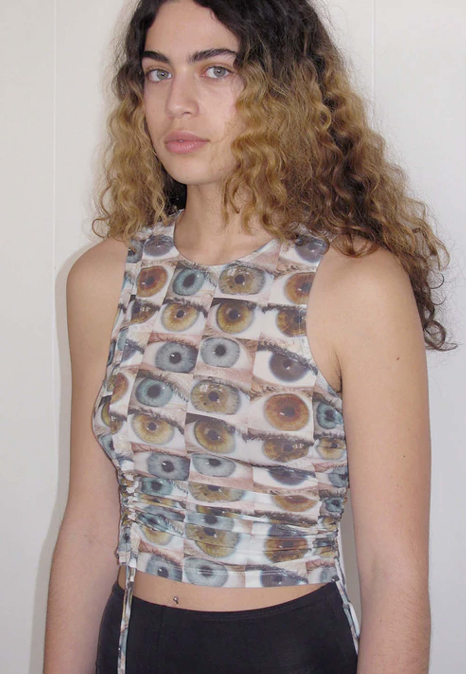 Paloma Wool | Buy Baviera Top - Ecru Eye Print online | Good As