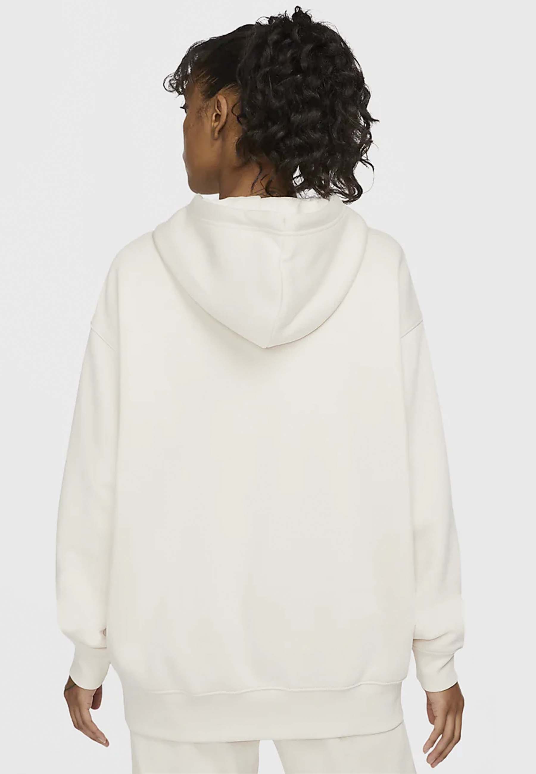 Womens NSW Fleece Hoodie - Pearl White