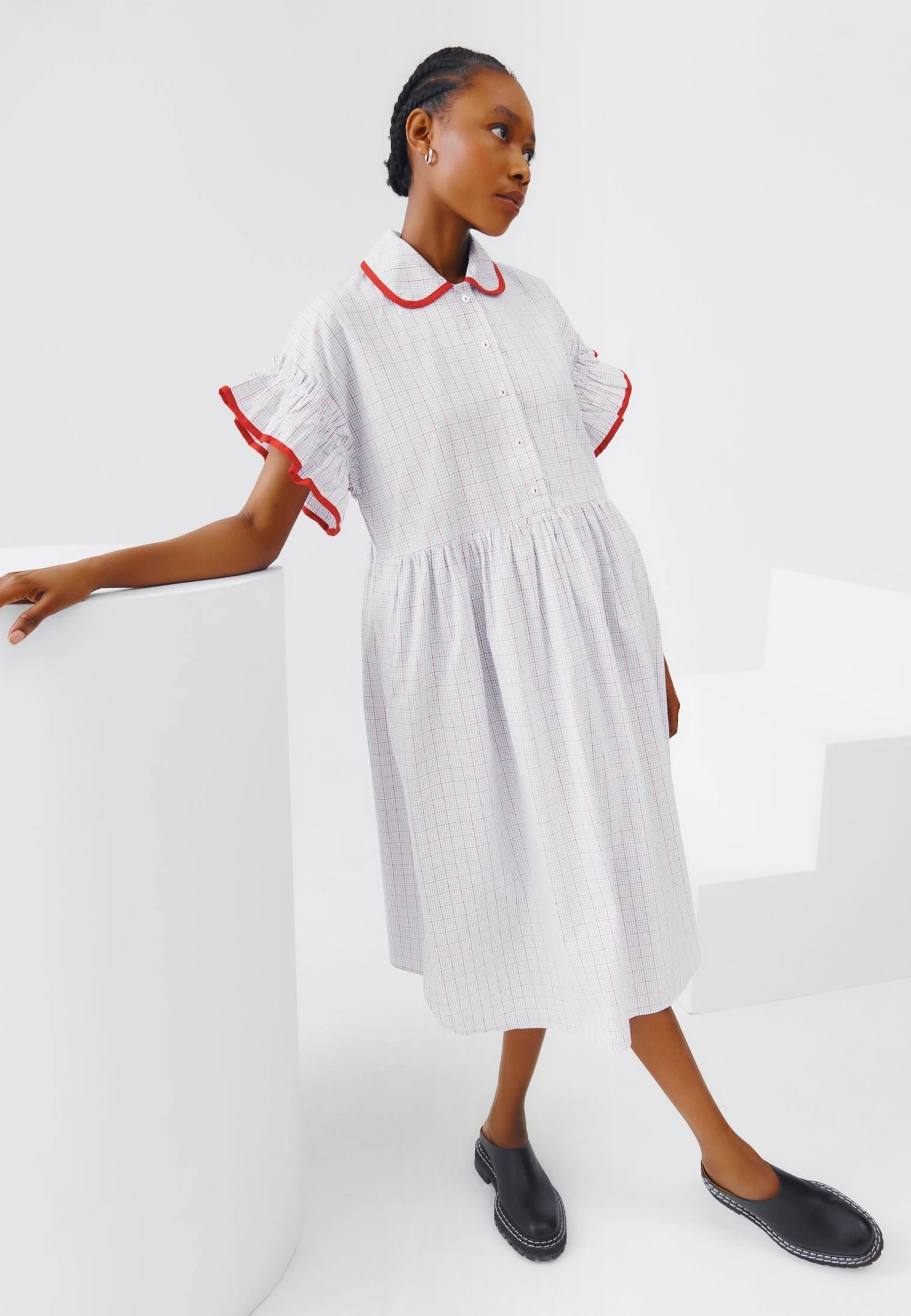 Lotte Dress - math grid