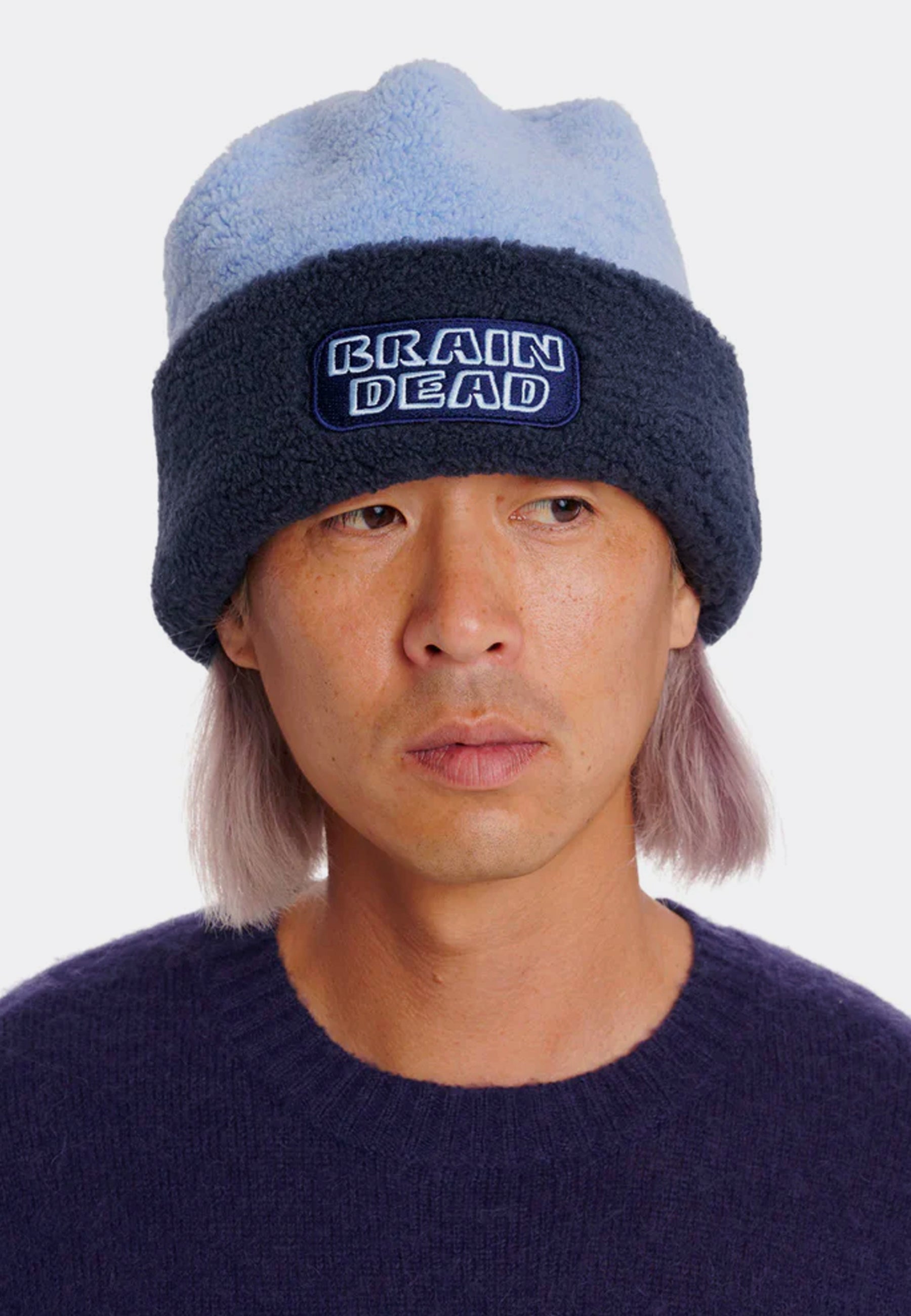 BRAIN DEAD アルパカウール ビーニー BRAINDEAD / ALPACA KNIT POLKA DOT EAR FLAP BEANIE - IMA:ZINE