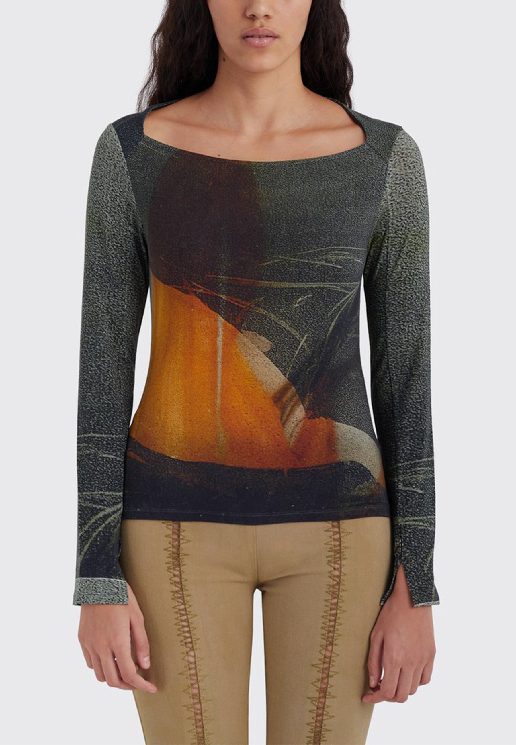 Milan Top - Grey