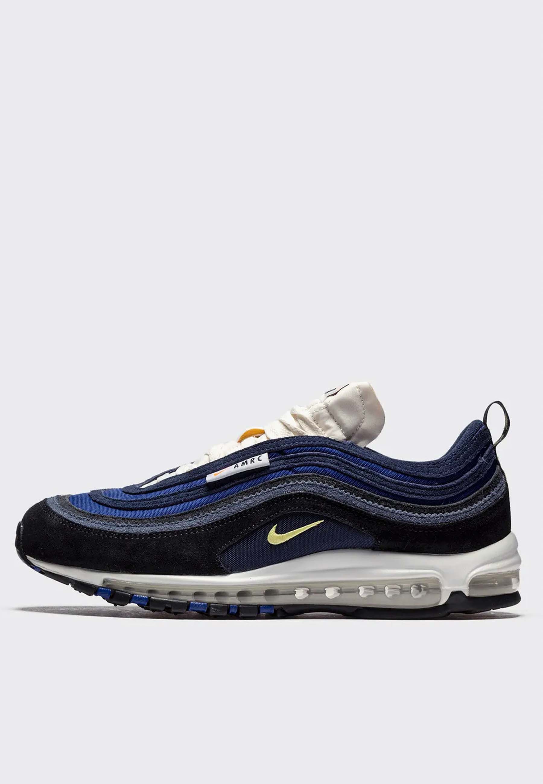 Navy blue and gold air max shop
