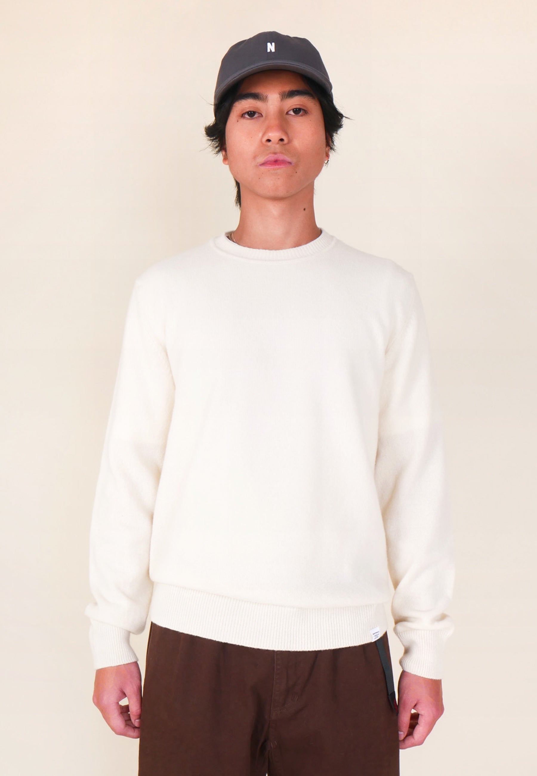 Sigfred Lambswool Sweater - Ecru